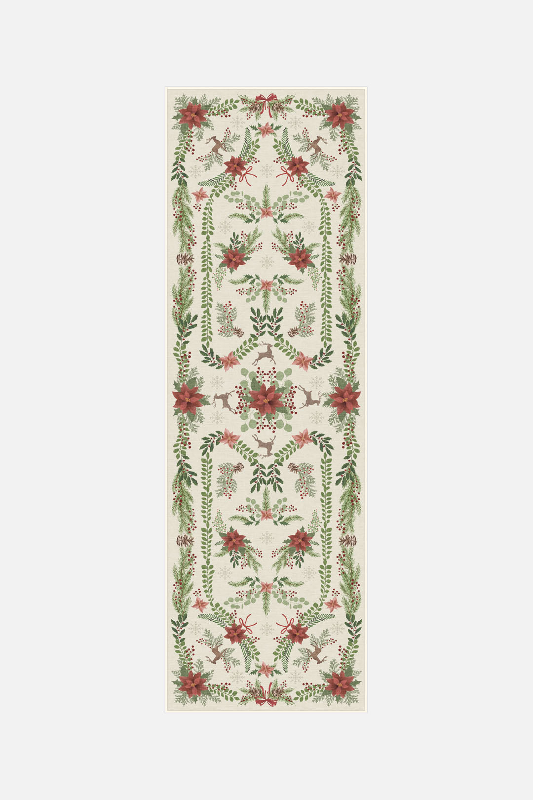 teppana-weihnachtsstern-creme-teppich-waschbar image 5
