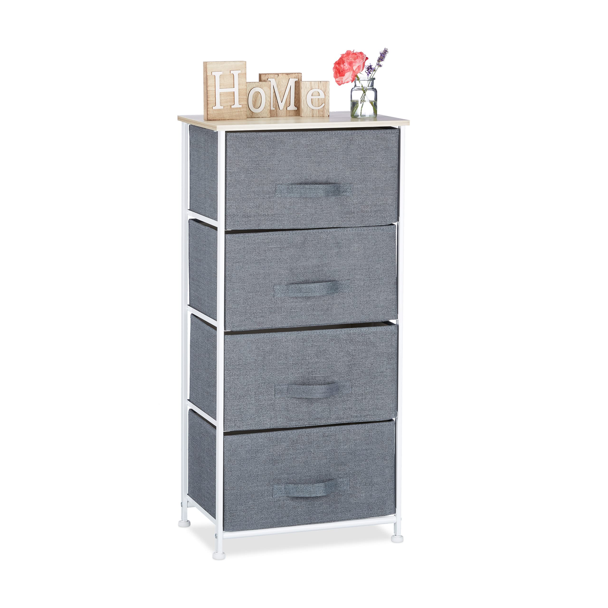 relaxdays-regalsystem-design-b-mit-4-stoff-schubladen-95-x-45-x-30-cm-metall-hol image 1