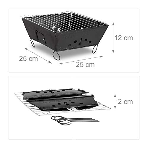 relaxdays-outdoor-klappgrill-schwarz-mobiler-campinggrill-12x25x25-cm-stahl image 8