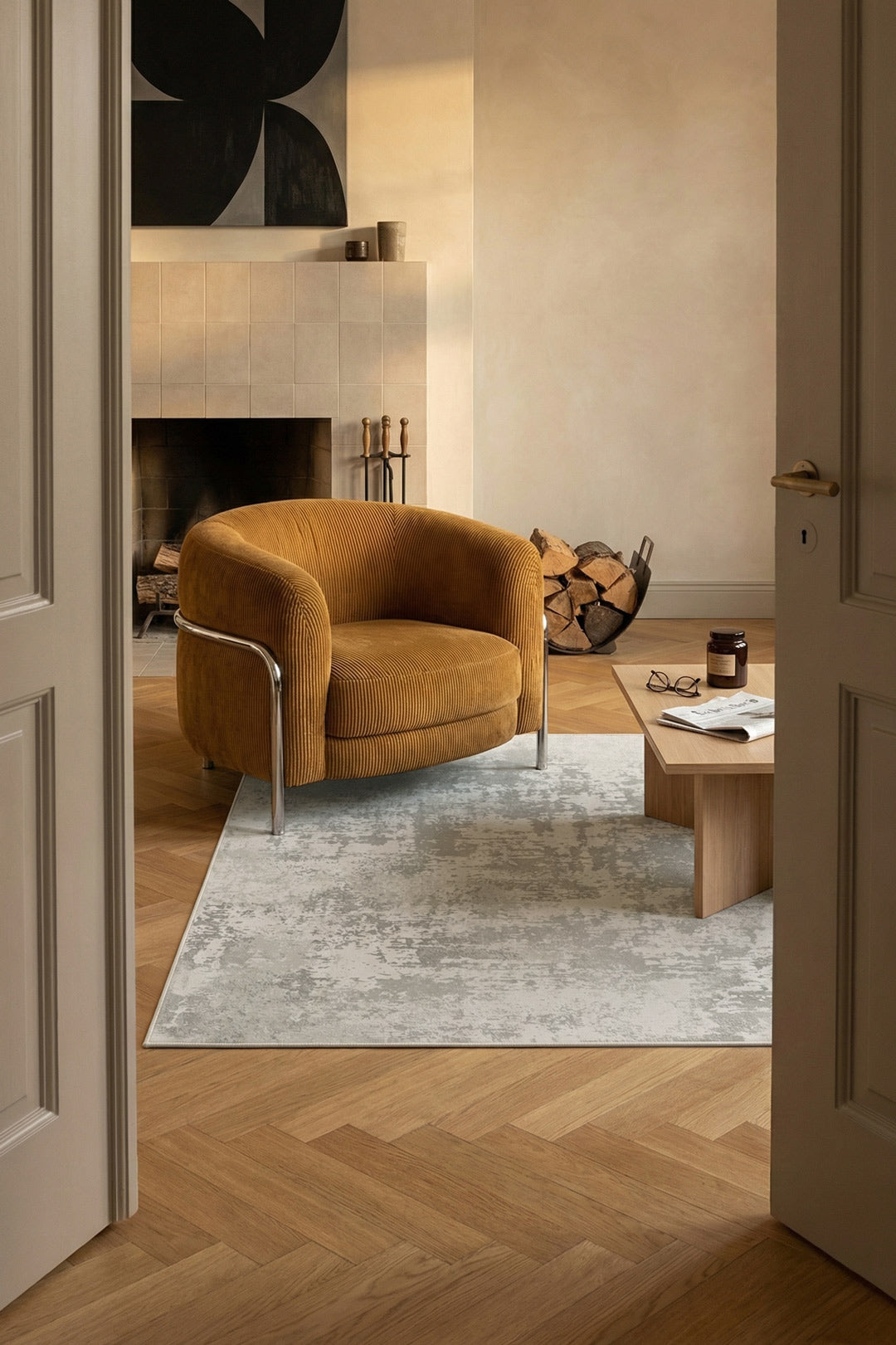 teppana-uno-sand-teppich-waschbarer-beige-indoor-teppich image 5