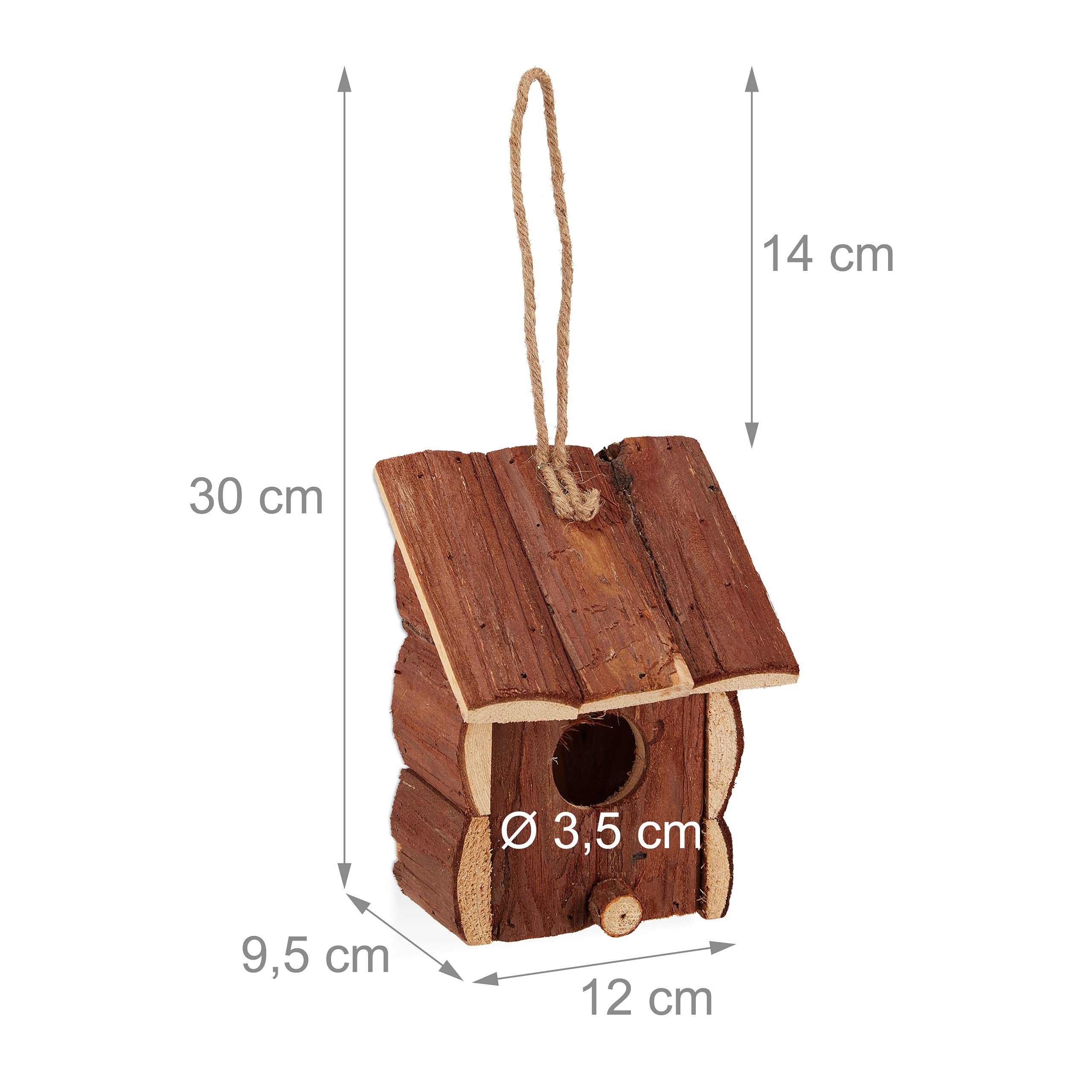 relaxdays-mini-vogelhaus-holz-unbehandelt-natur-deko image 3