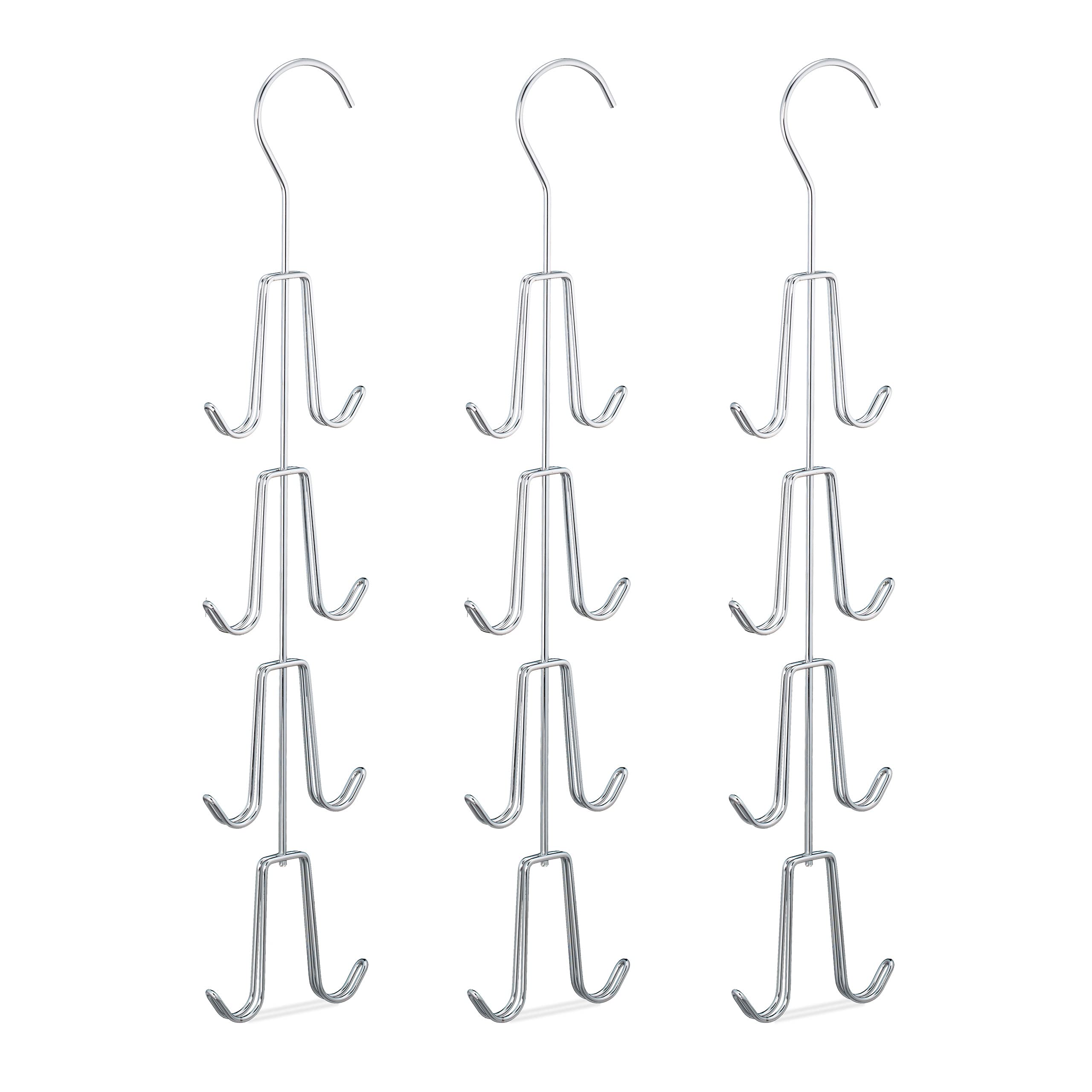 relaxdays-g-rtelhalter-3er-set-metall-8-haken-silber image 1