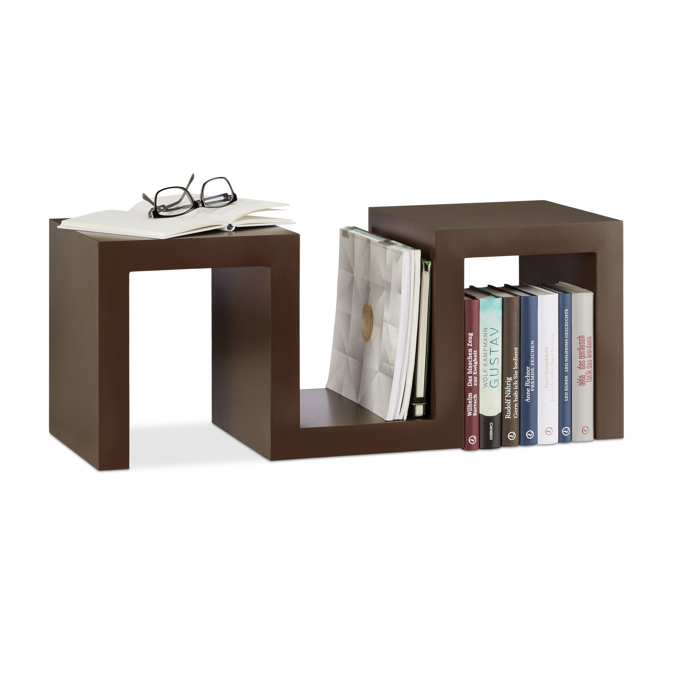 relaxdays-retro-standregal-zickzack-75x30x30-cm-braun image 4