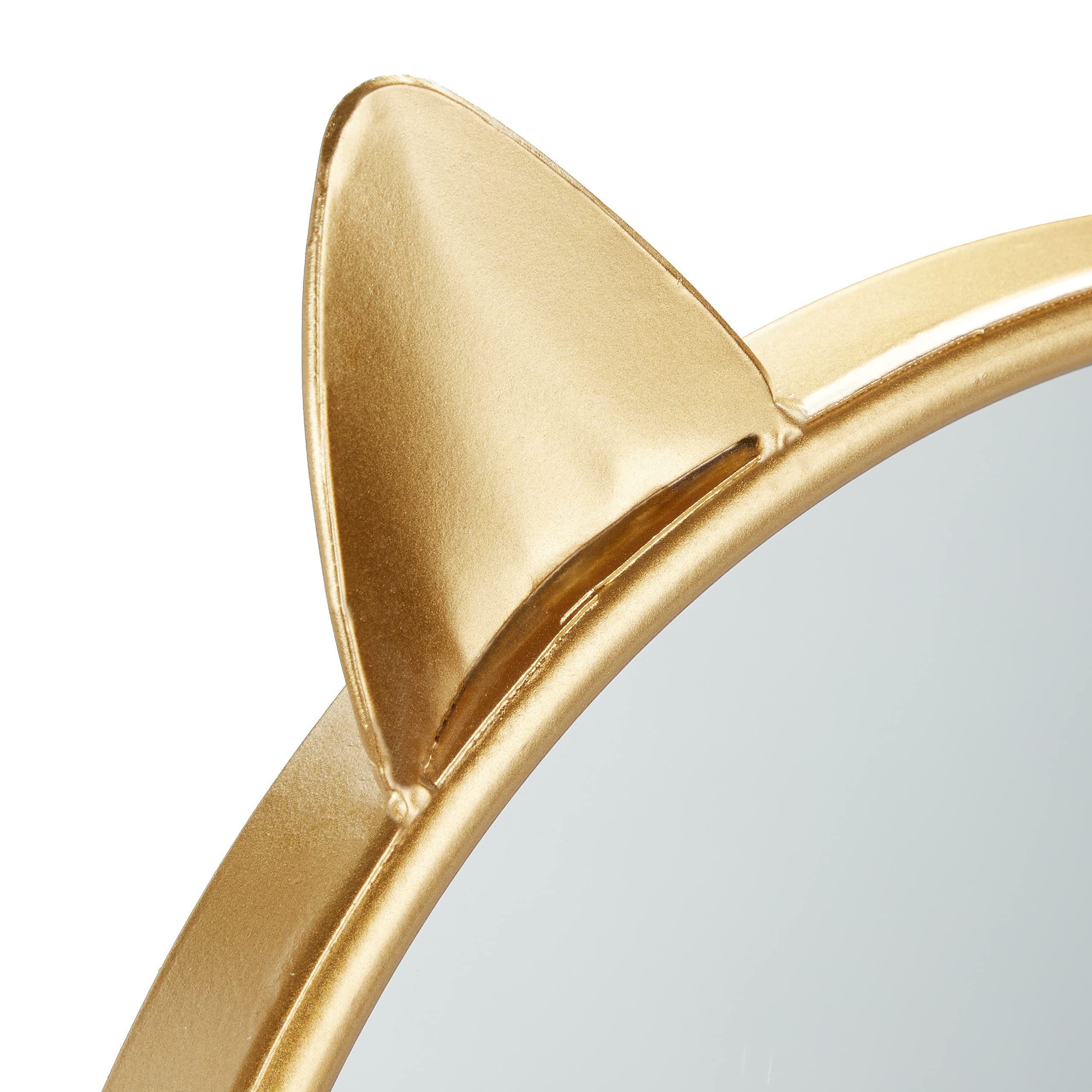 relaxdays-kosmetikspiegel-mit-ablage-24-cm-360-drehbar-metall-katzenohren-gold image 7