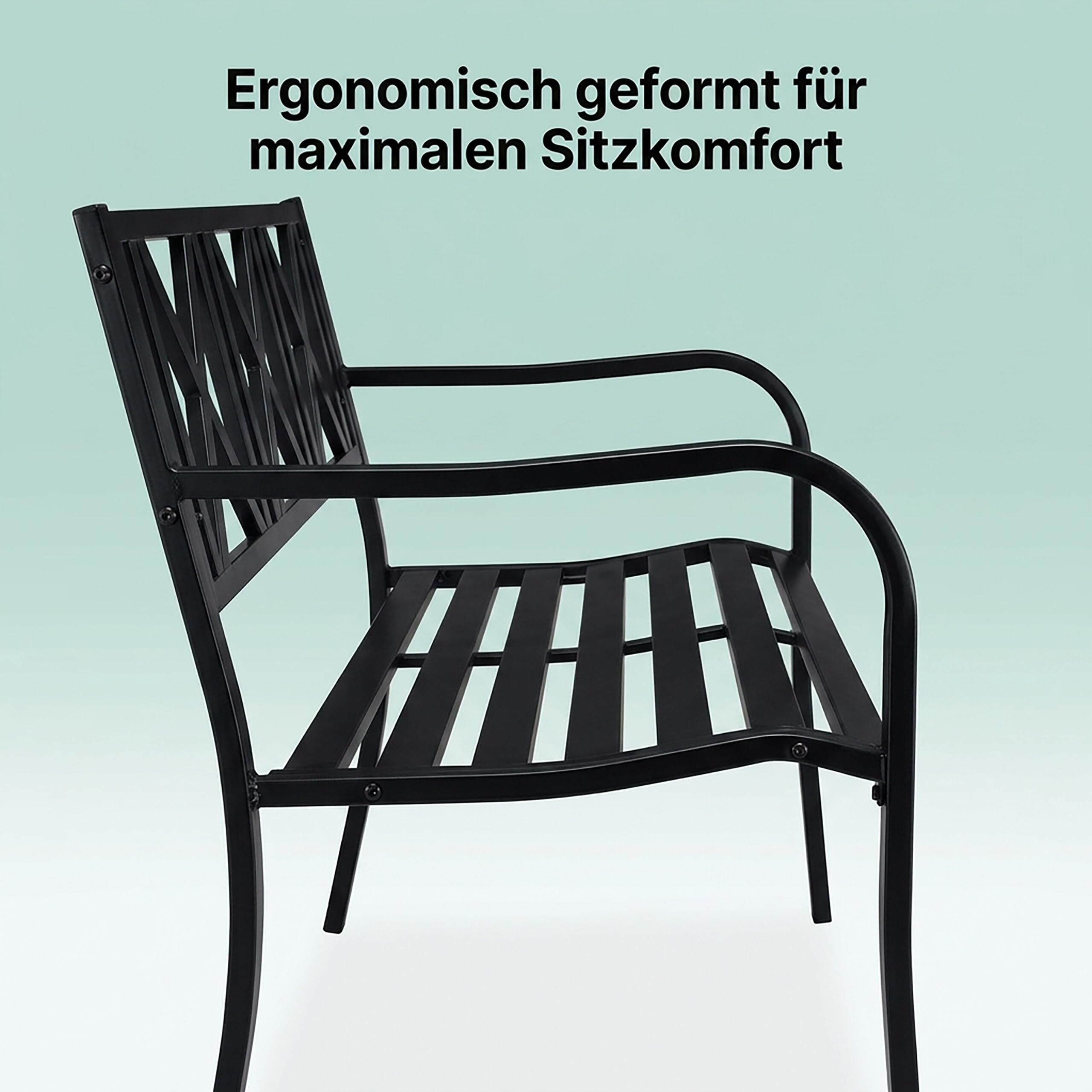 relaxdays-gartenbank-metall-2-sitzer-81-x-127-x-56-cm-schwarz image 8