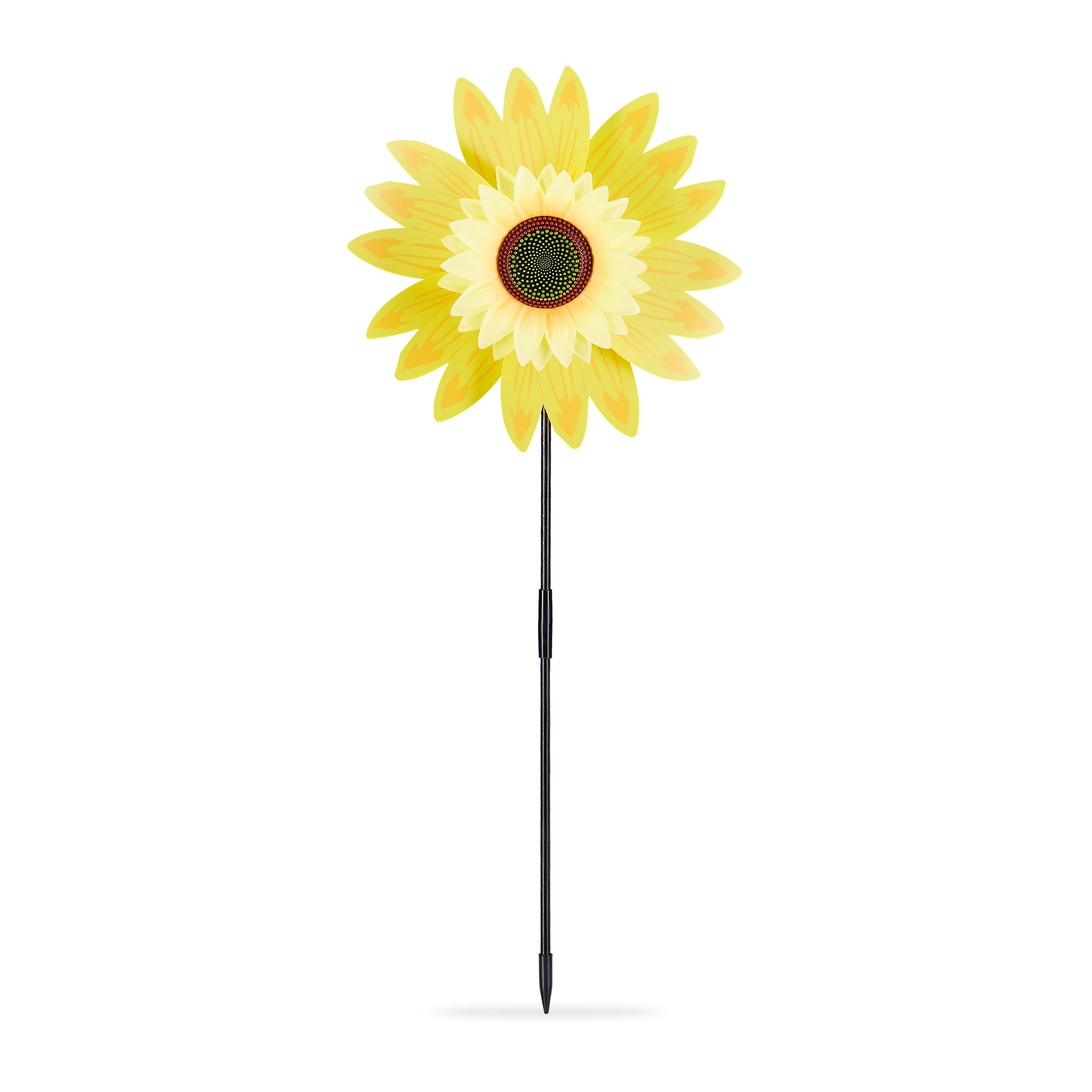 relaxdays-windrad-blume-sonnenblume-70-cm-gelb-gartenstecker image 8