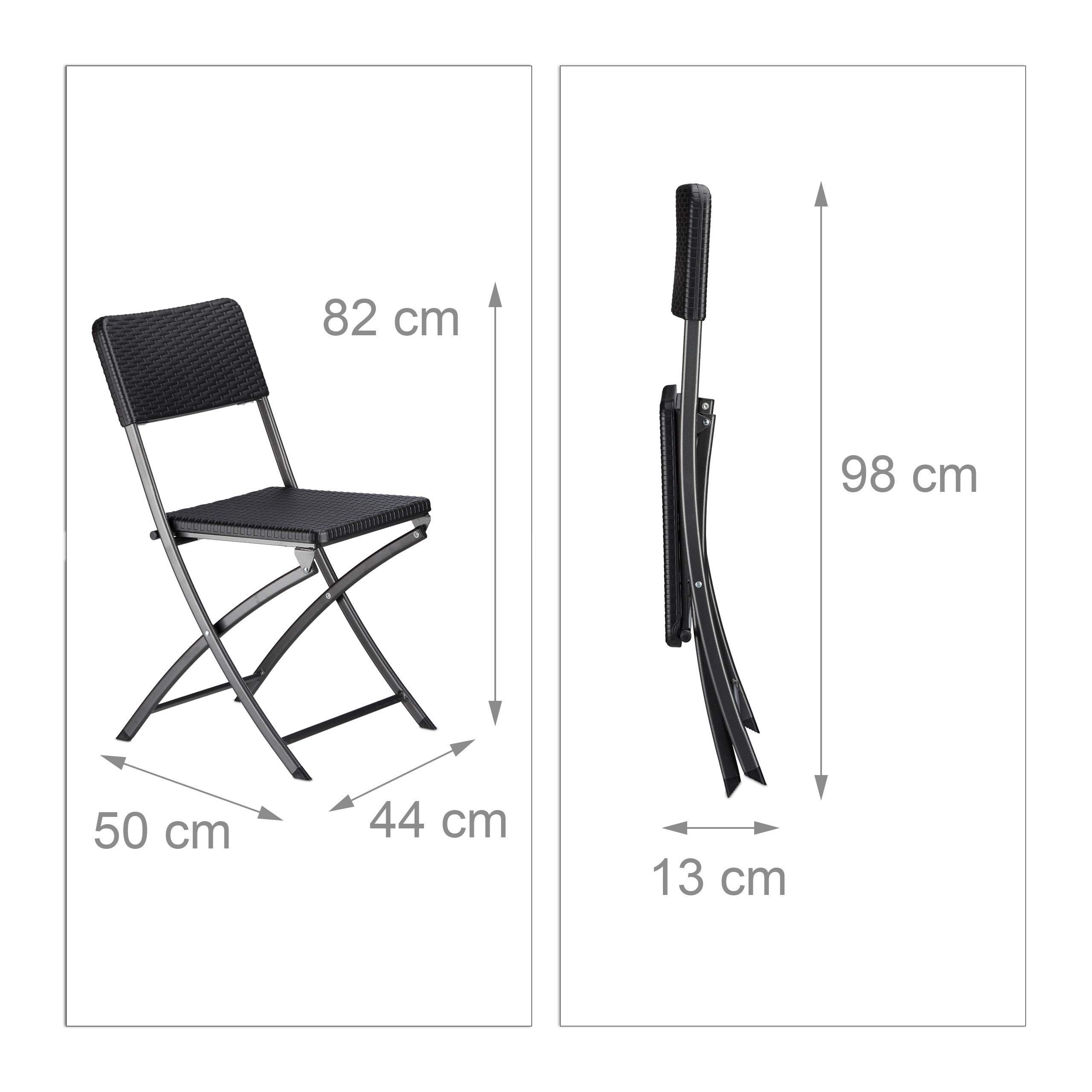 relaxdays-klappstuhl-bastian-gartenstuhl-klappbar-rattan-optik-schwarz-82x44x50- image 3