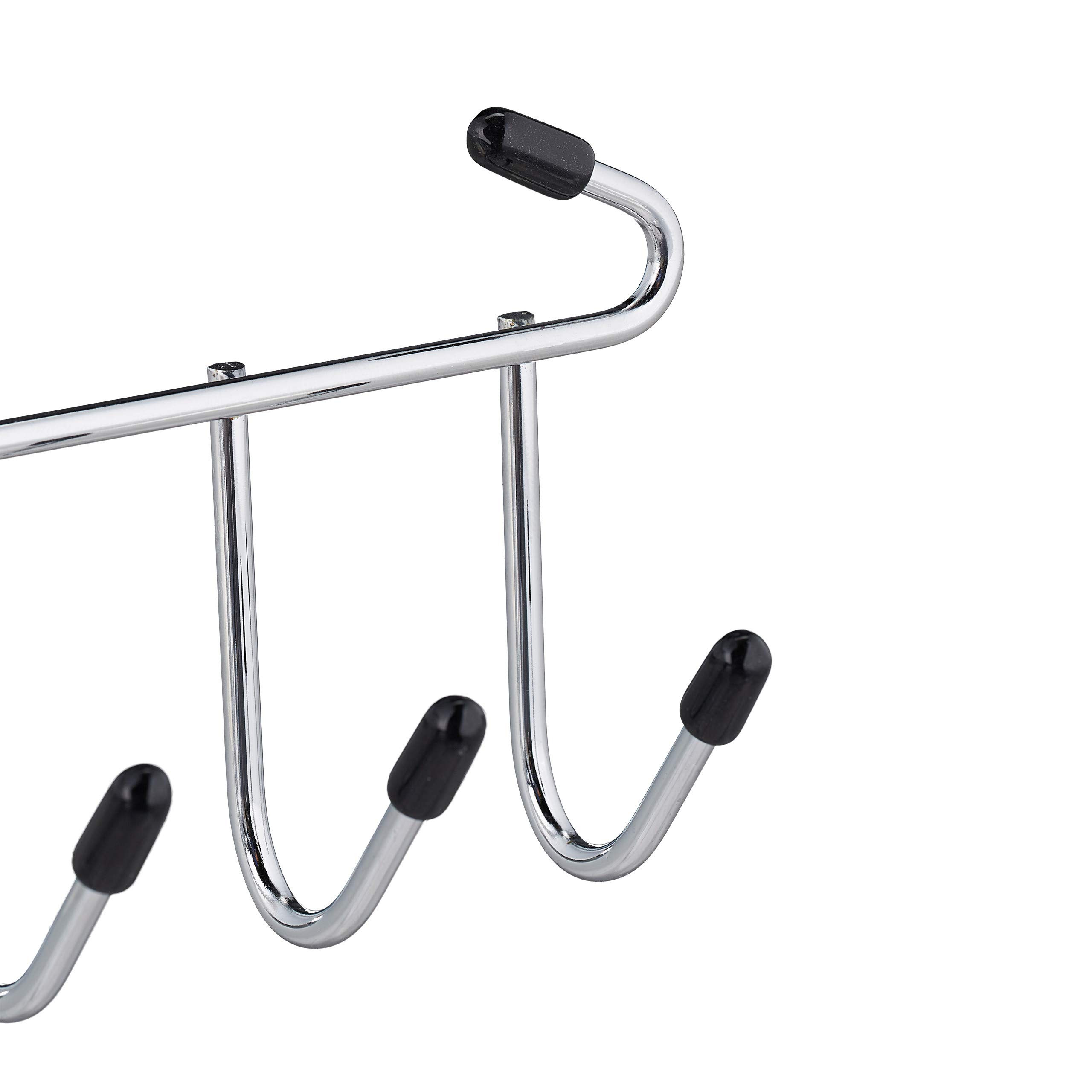 relaxdays-g-rtelhalter-krawattenhalter-metall-mit-12-haken-15x35x4-cm-silber image 7