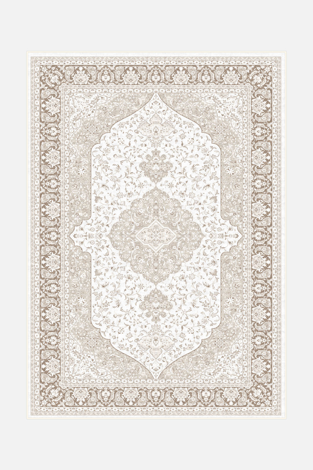 teppana-malia-sand-teppich-waschbarer-indoor-teppich-persisch-beige image 1
