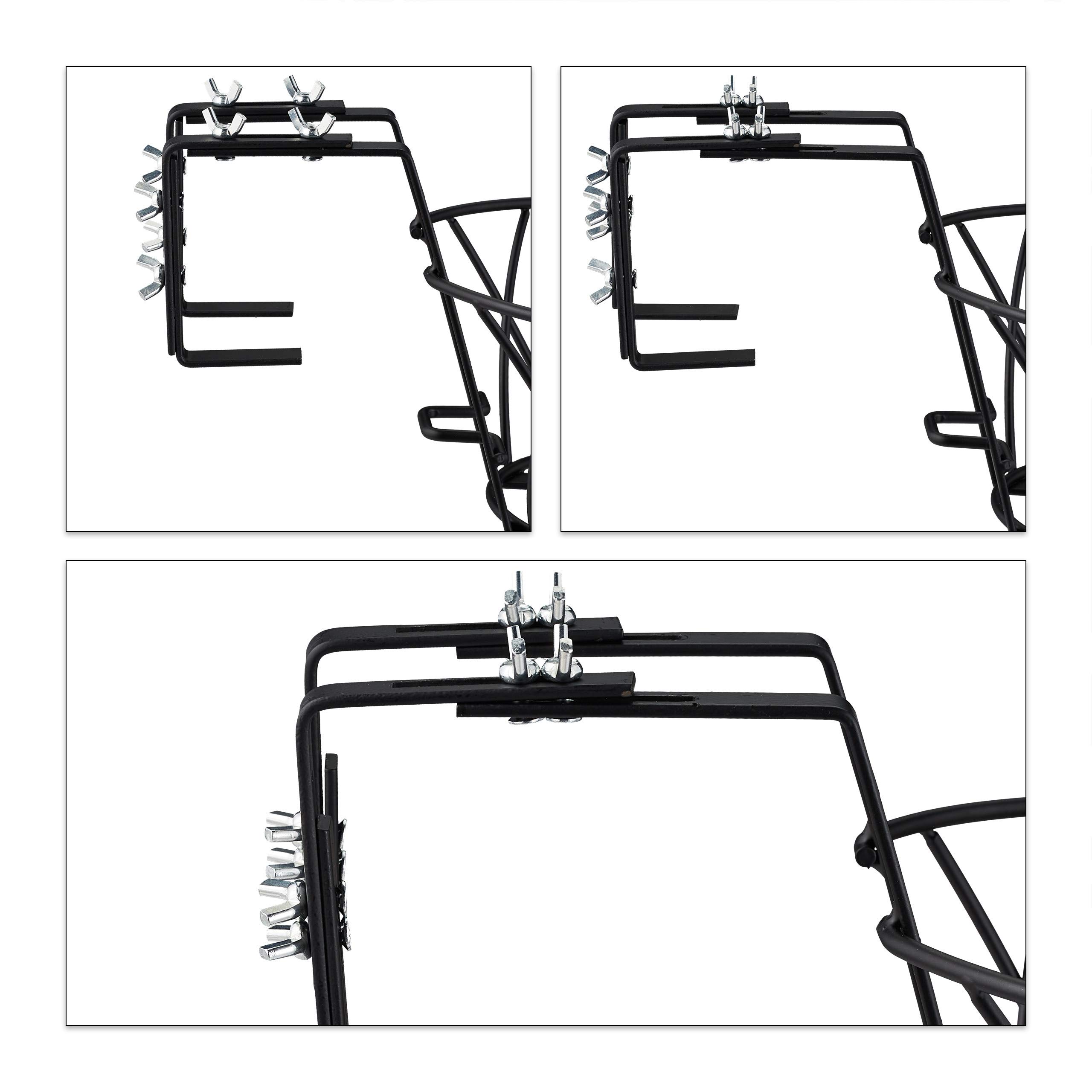 relaxdays-blumentopfhalter-balkon-3er-set-metall-schwarz-11x25-cm-verstellbar image 6