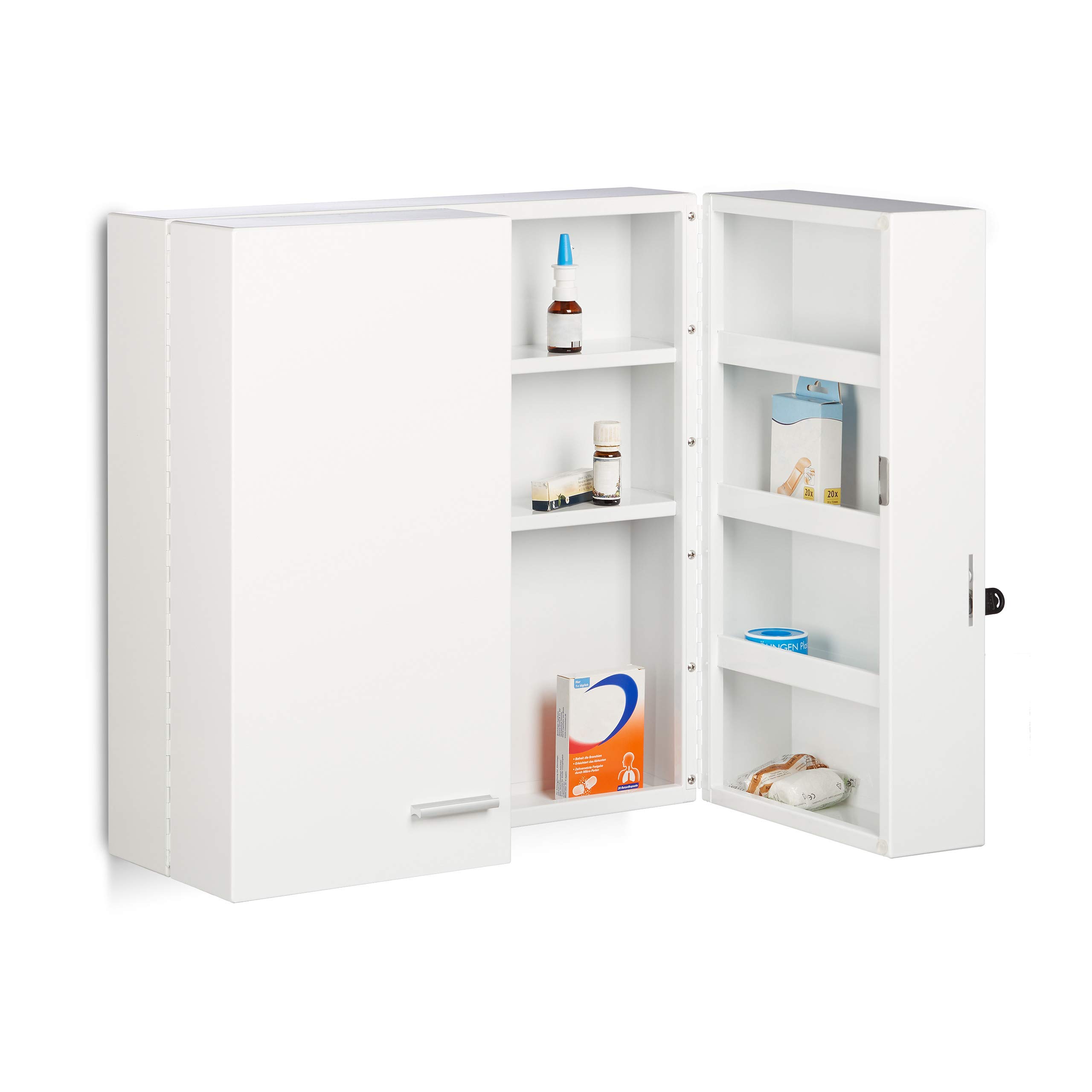 relaxdays-medikamentenschrank-xxl-premium-53-x-53-x-20-cm-wei-abschlie-bar image 1