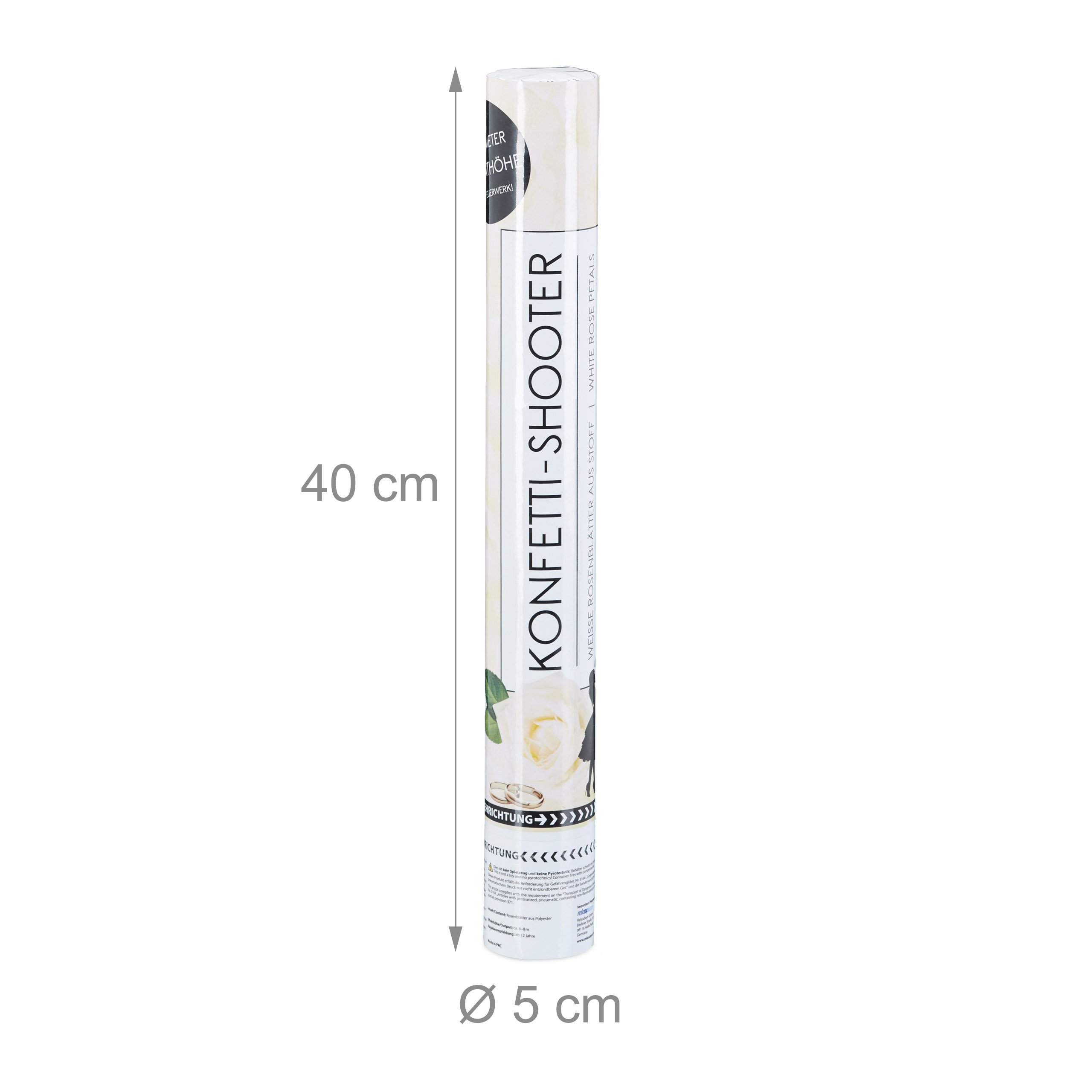 relaxdays-partypopper-rosenbl-tter-5er-set-40-cm-wei image 2
