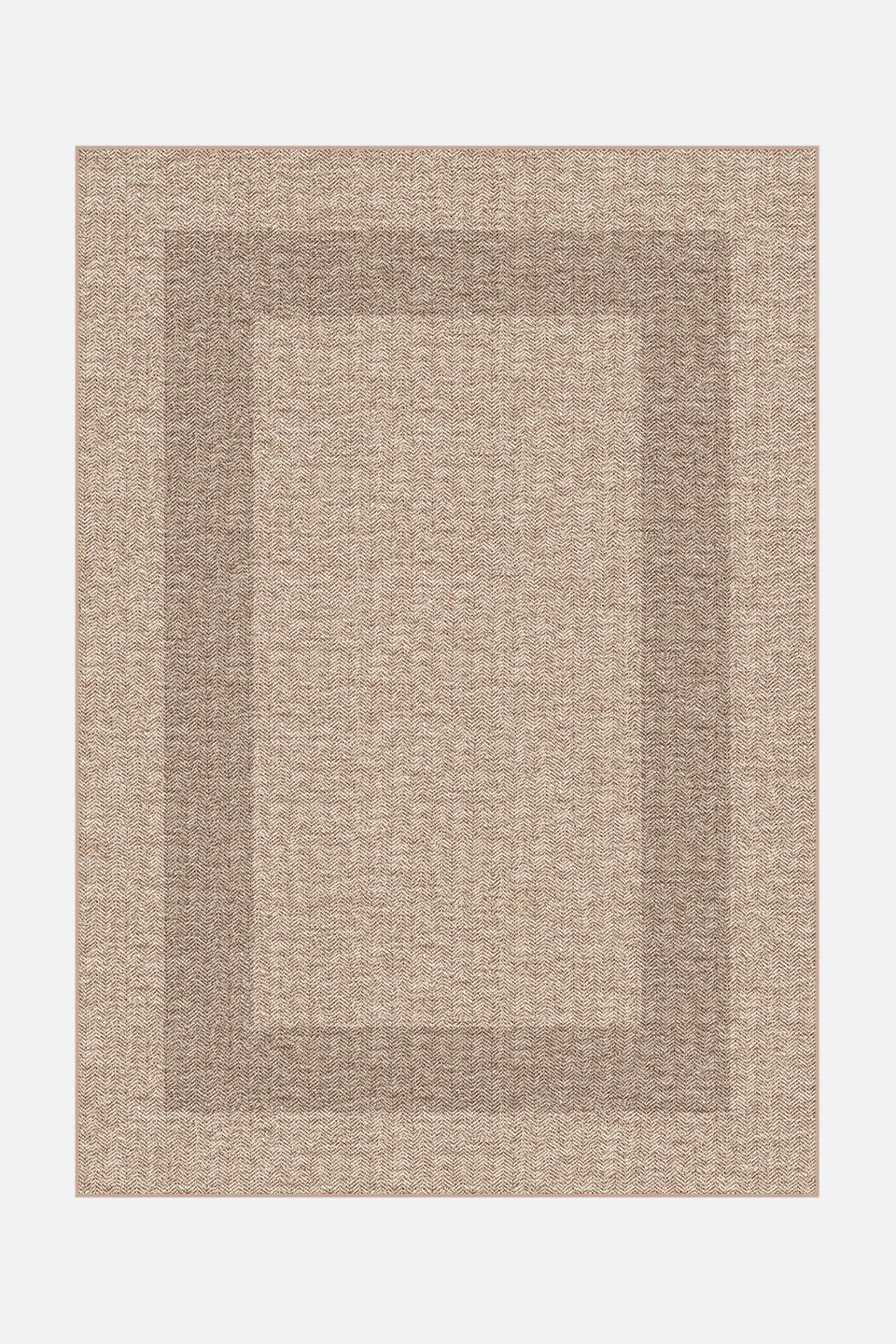 teppana-jute-haptik-madison-crema-waschbarer-teppich image 1