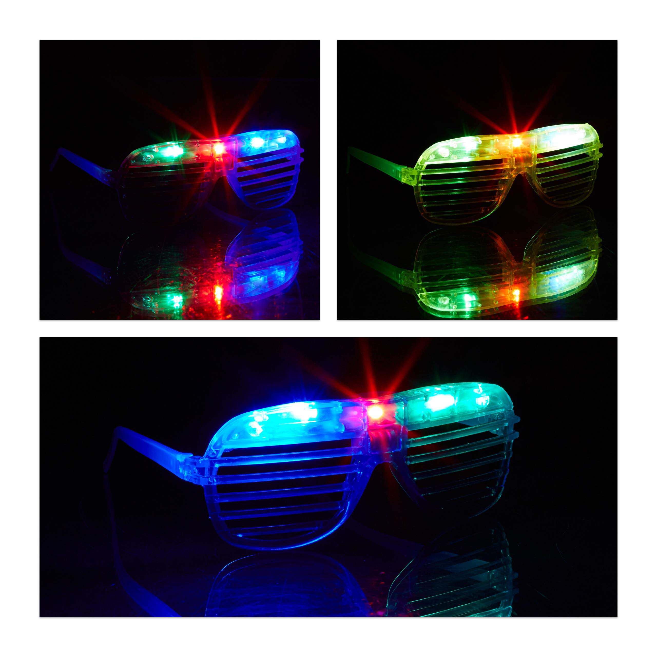 relaxdays-partybrille-mit-led-licht-gitterbrille-leuchtend image 2