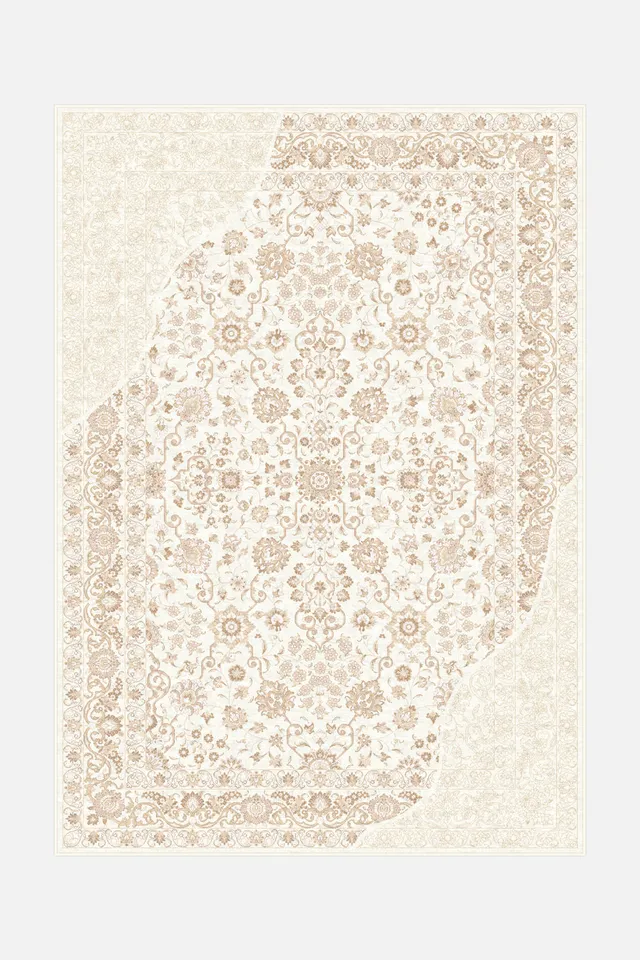 teppana-finja-creme-teppich-boho-waschbar-beige image 1