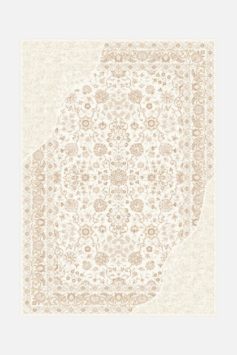 teppana-finja-creme-teppich-boho-waschbar-beige image 1
