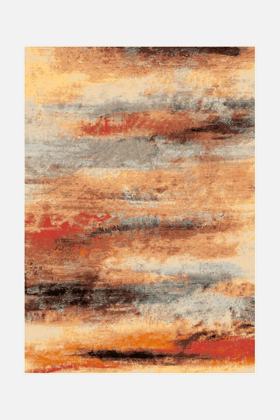 teppana-tramonto-feuer-teppich-mehrfarbiger-waschbarer-teppich image 1
