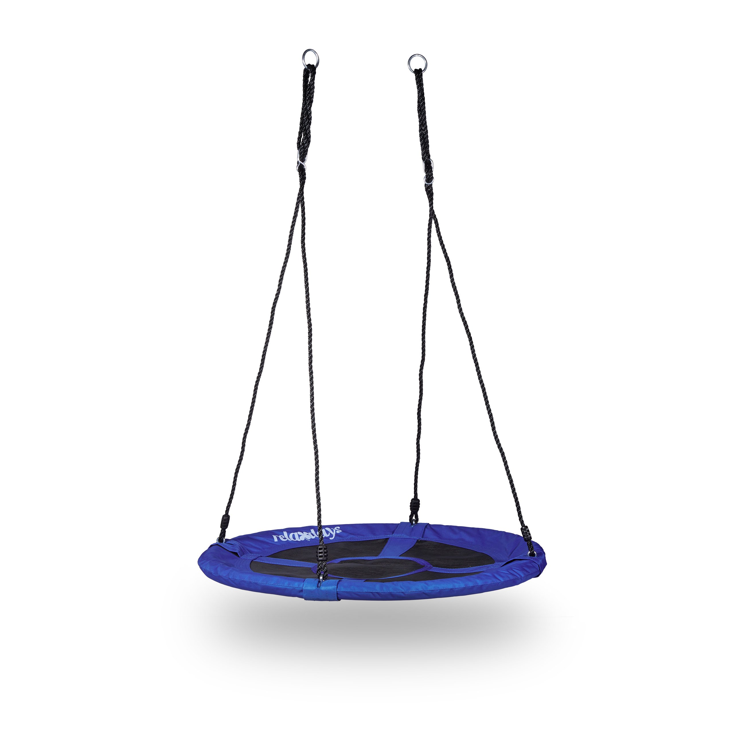 relaxdays-nestschaukel-rund-90-cm-bis-100-kg-dunkelblau image 1