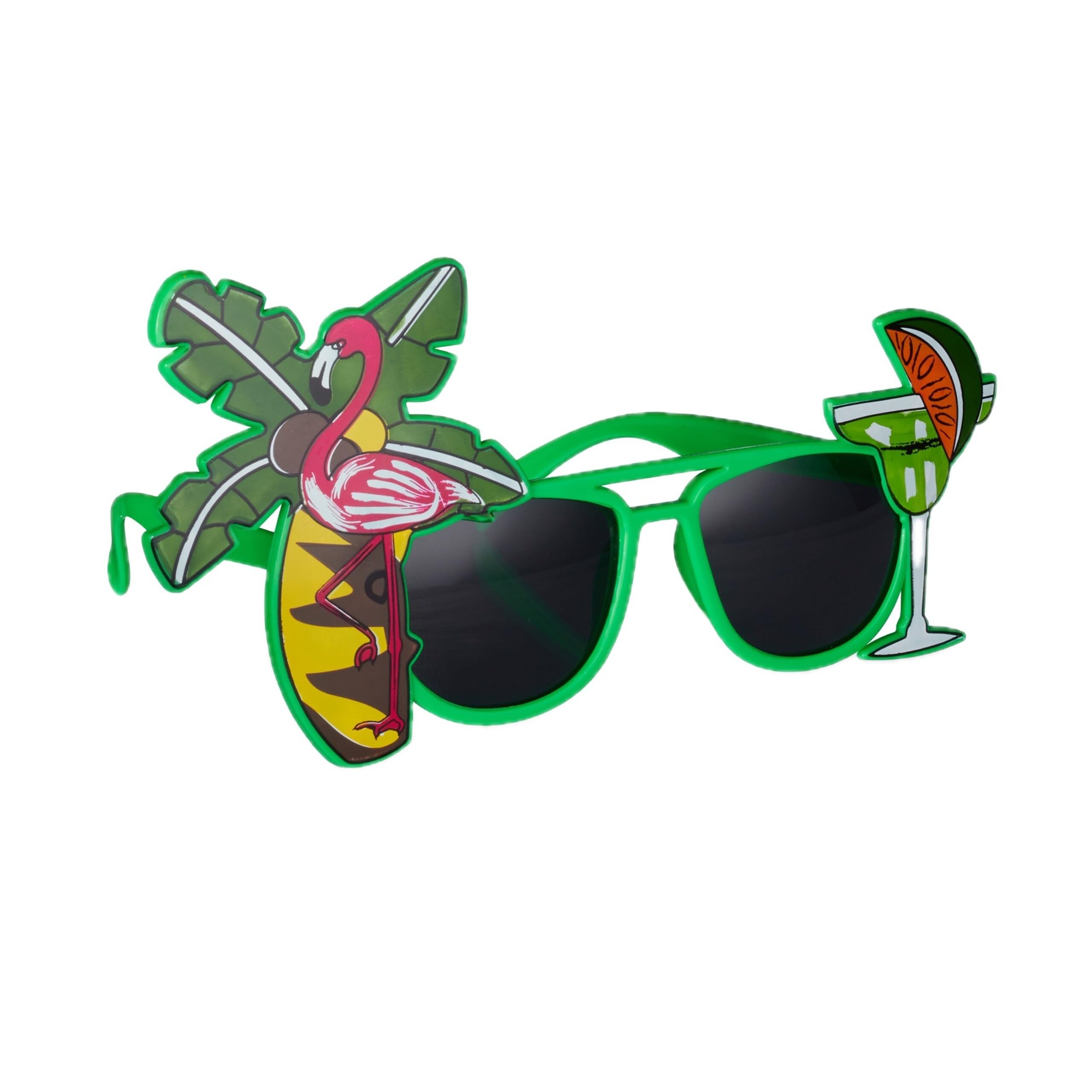 relaxdays-partybrille-hawaii-gr-n-palme-cocktail-flamingo image 7