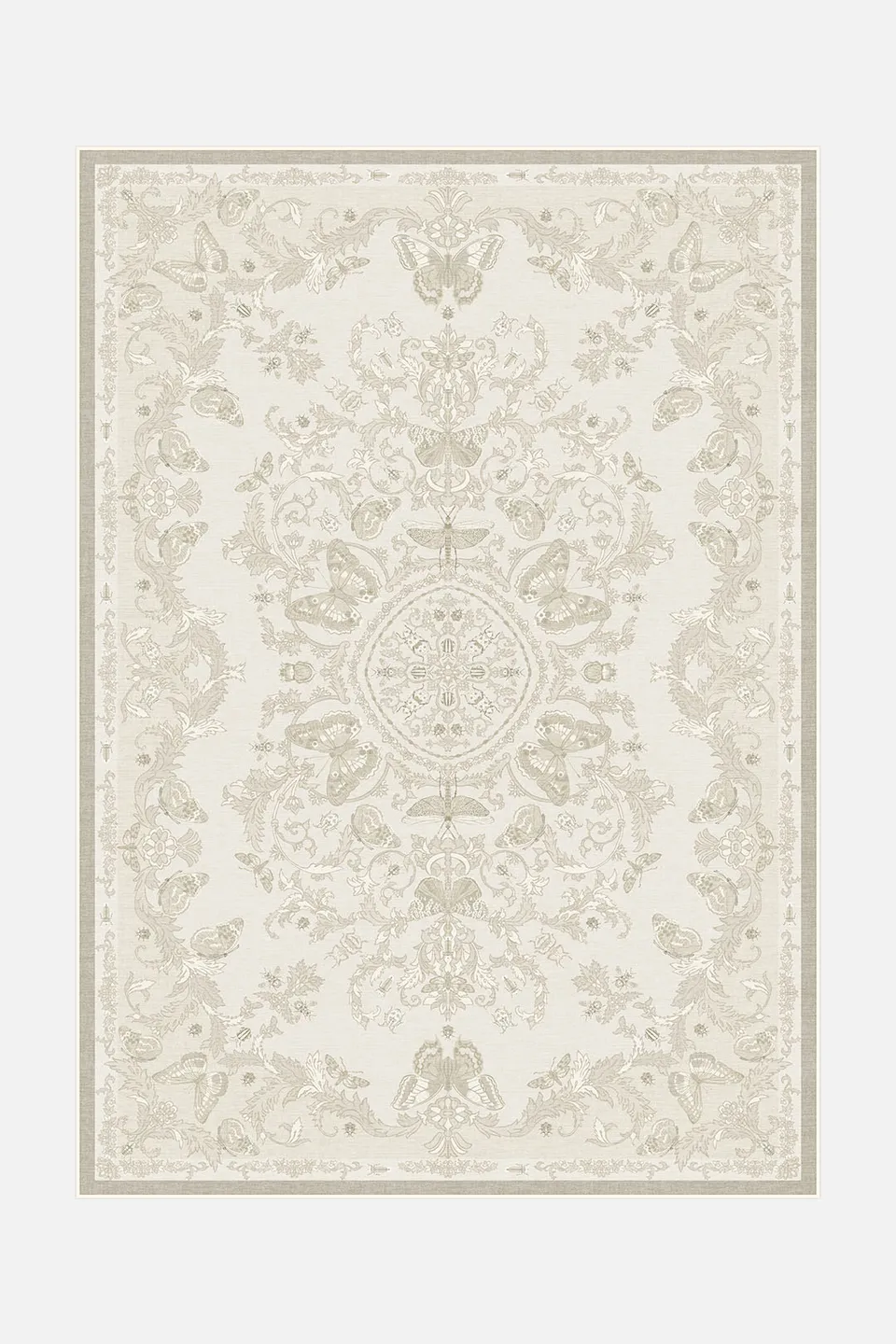 teppana-nymphalis-beige-teppich-waschbarer-flora-fauna-teppich-in-beige-braun-ta image 1