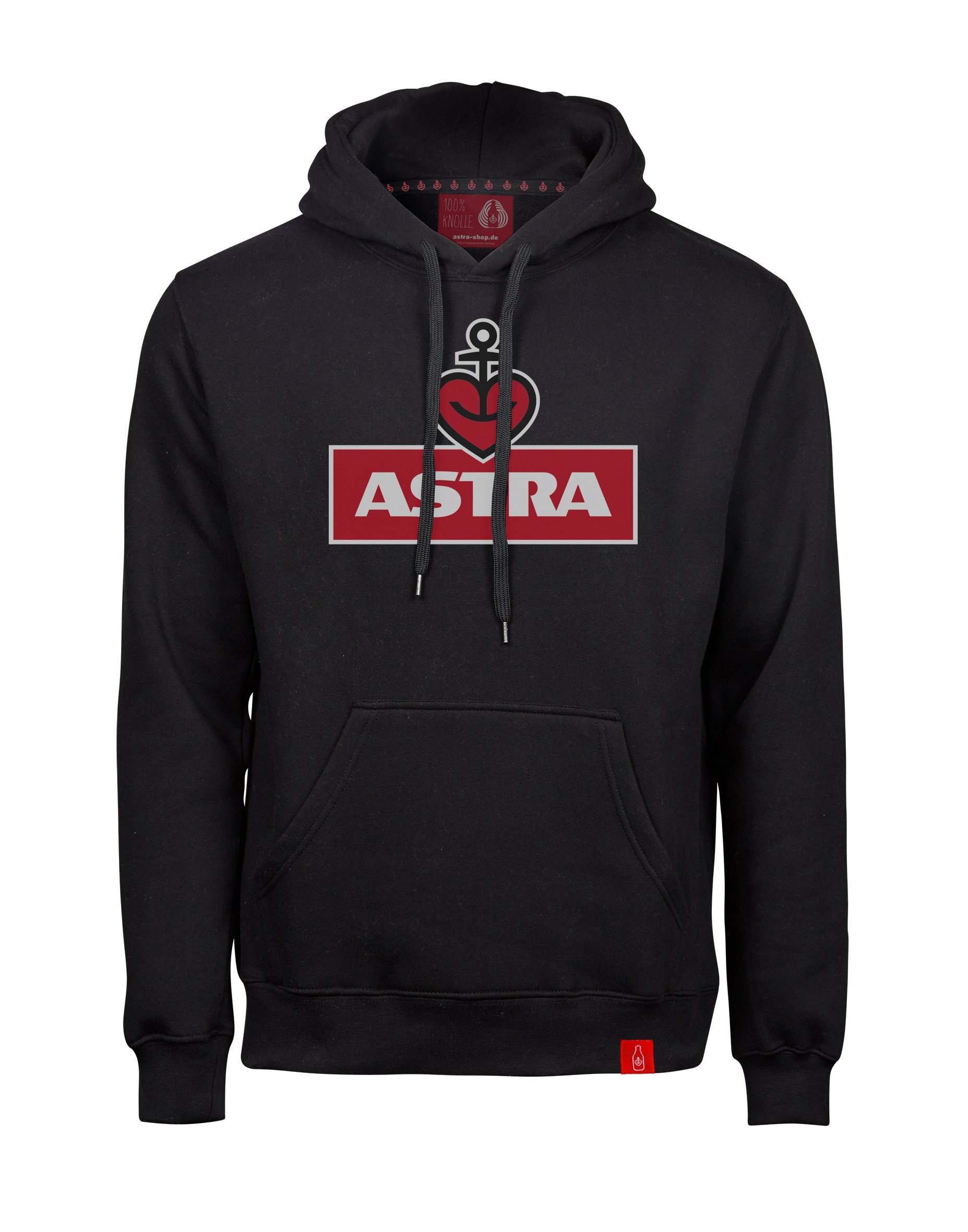 astra-hoodie-herzanker-unisex-schwarz-kapuzen-pullover-mit-logo-print image 1