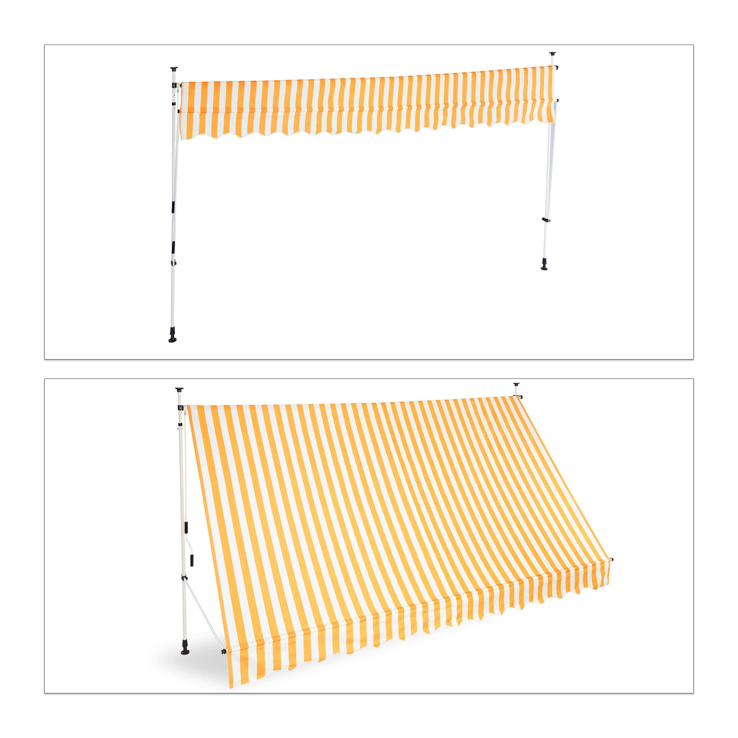 relaxdays-klemmmarkise-400-cm-breit-fallarm-ohne-bohren-h-henverstellbar-gelb-ge image 5