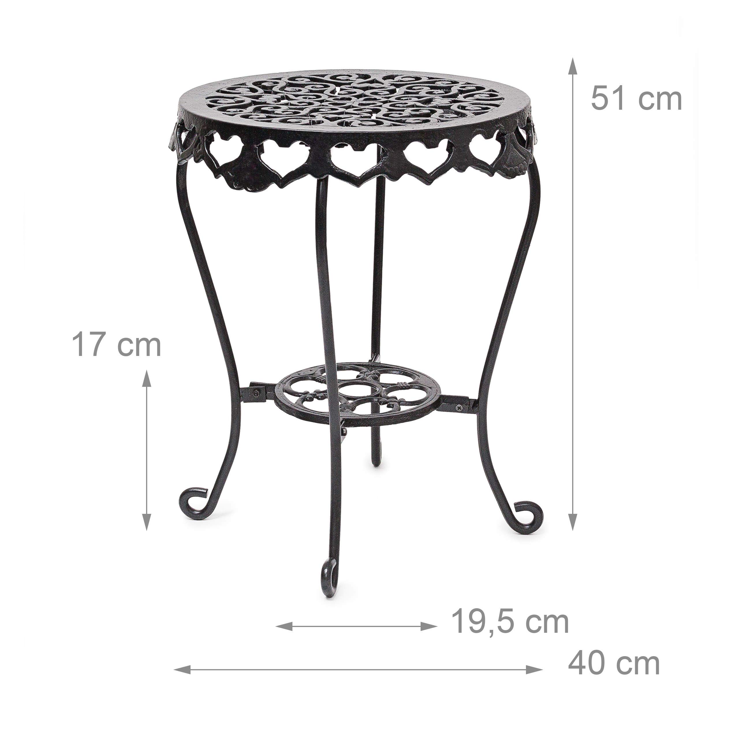 relaxdays-blumenhocker-rund-gr-e-l-gusseisen-schwarz-51-x-40-x-40-cm image 4