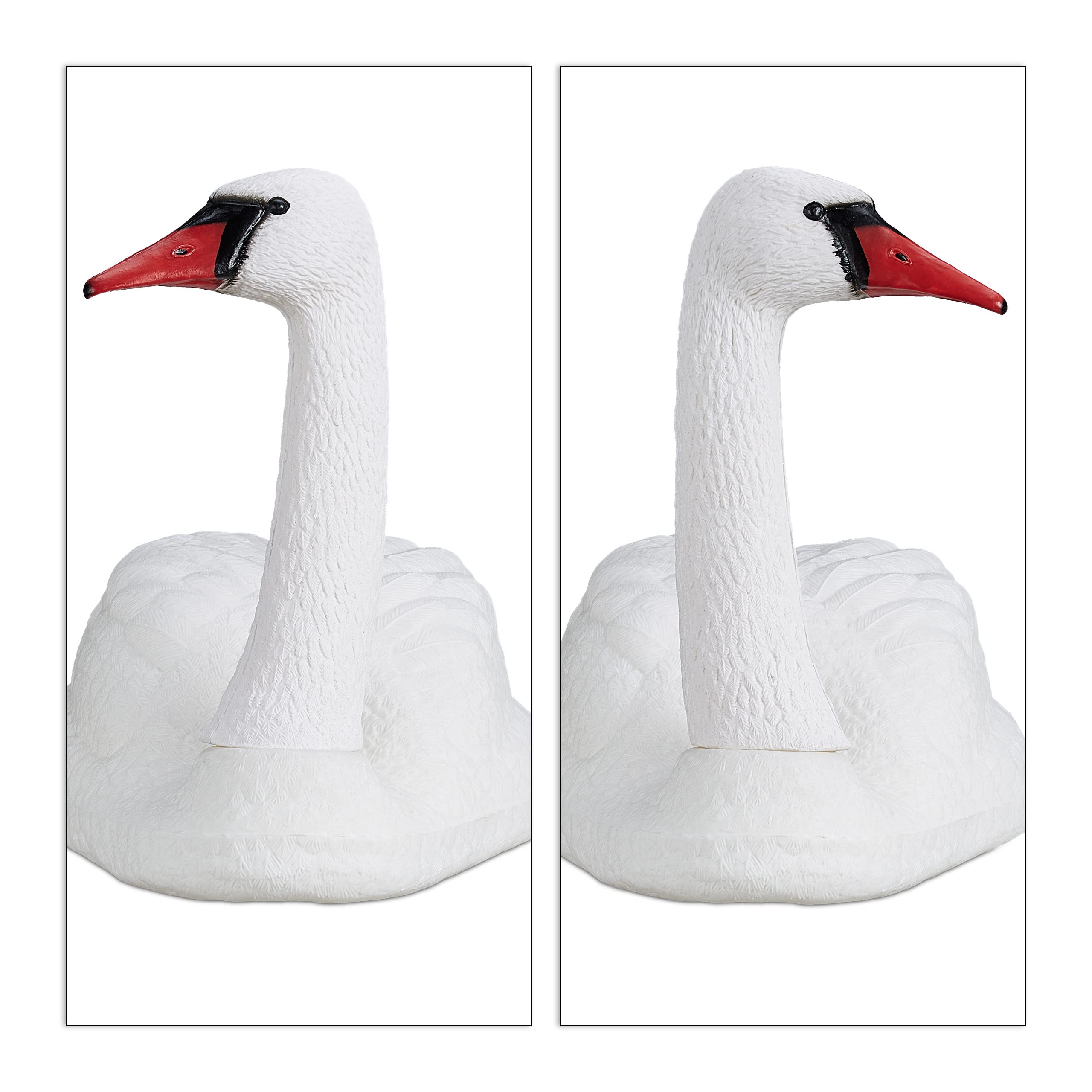 relaxdays-gartendeko-schwan-xxl-schwimmend-kunststoff-wei-42-5-x-81-x-34-cm image 6