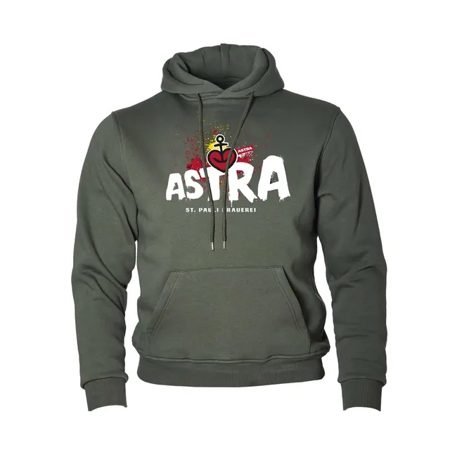 astra-st-pauli-hoodie-unisex-oliv-mit-logo-print image 1