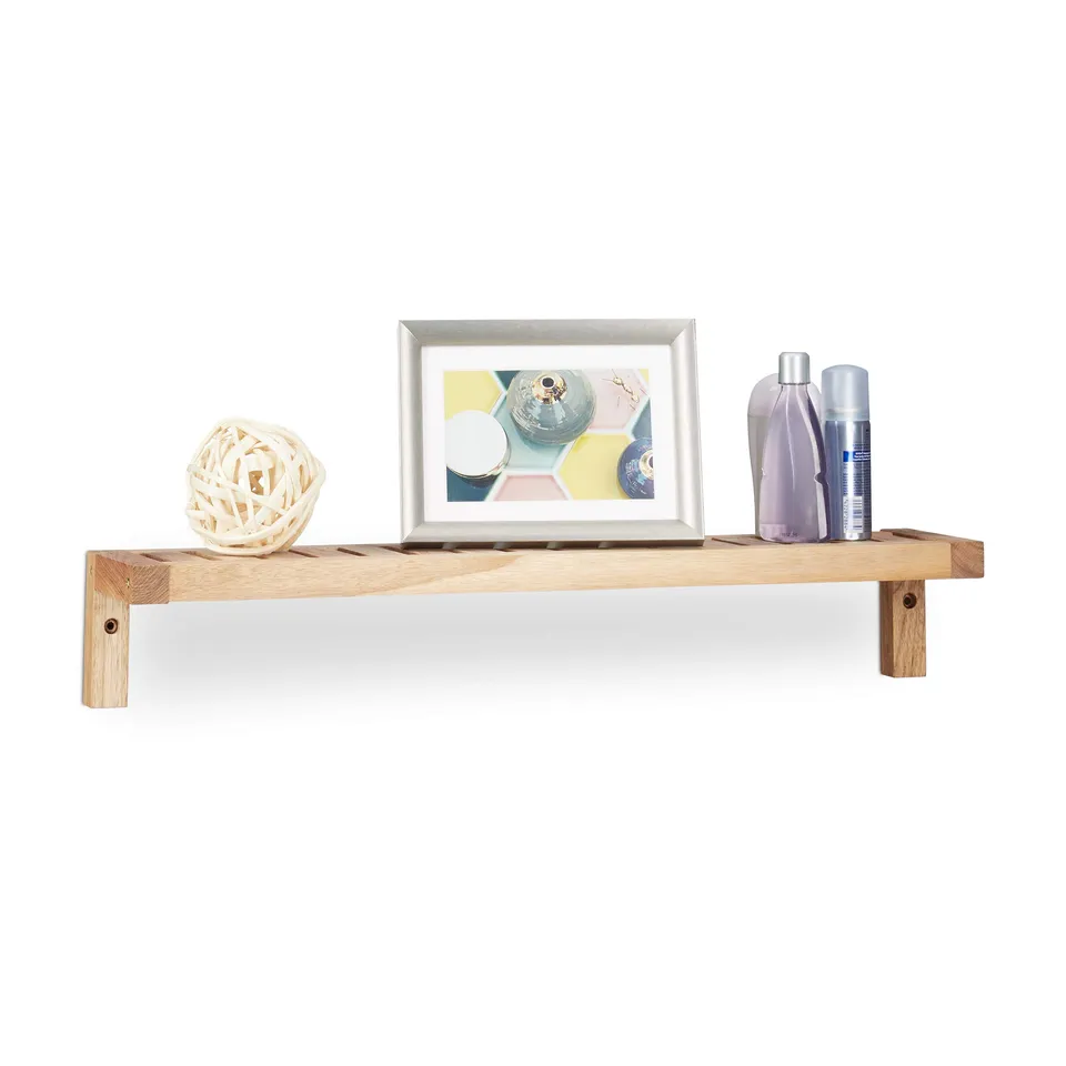 relaxdays-wandregal-walnuss-holzregal-h-ngeregal-60x12-5x10-cm-natur image 1