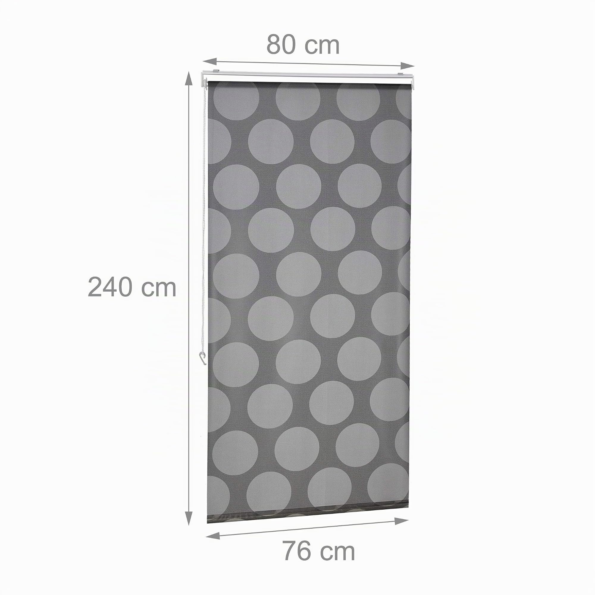 relaxdays-duschrollo-80x240-cm-seilzug-grau-punkte image 4