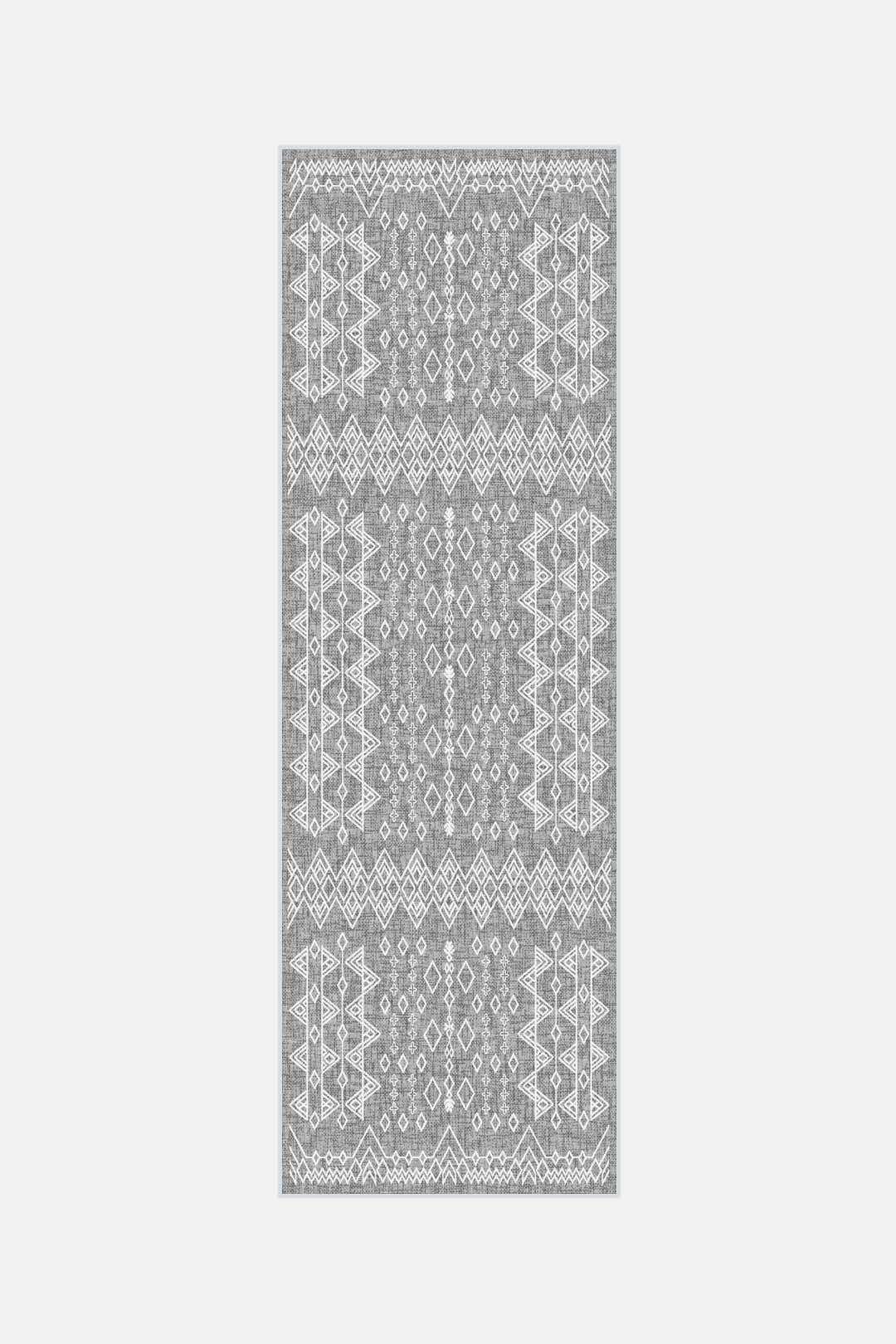 teppana-aylin-eiskristall-teppich-waschbarer-indoor-teppich-grau-geometrisch image 5