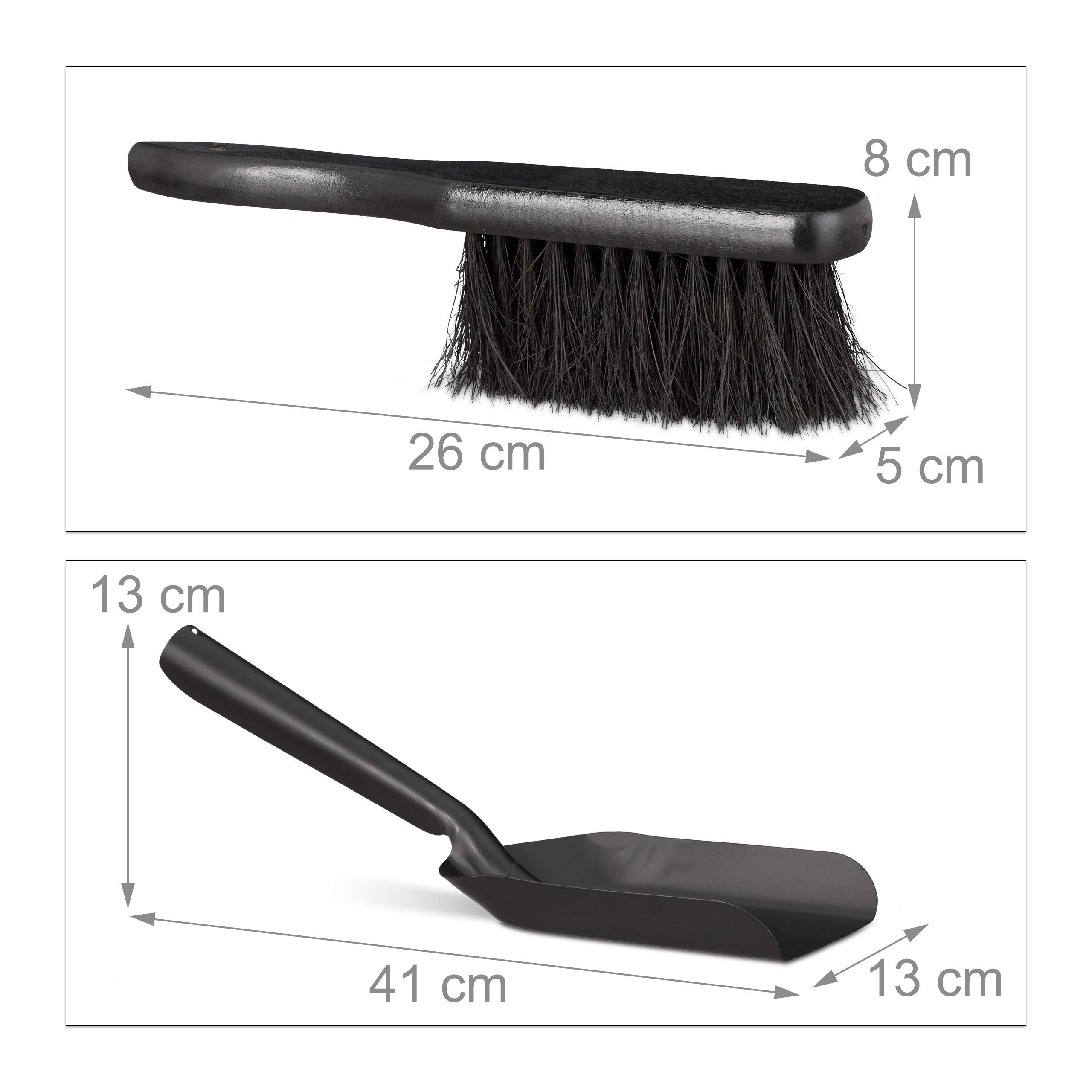 relaxdays-kehrgarnitur-klein-41-cm-schwarz-handfeger-mit-kaminschaufel image 4