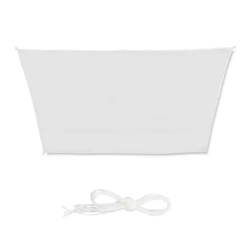 relaxdays-sonnensegel-trapez-3x4x2x2-m-wei-wasserabweisendes-terrassen-poolsegel image 1