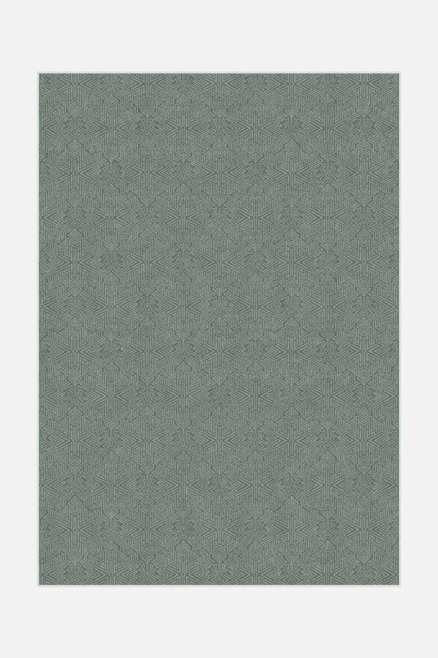 teppana-schneeflocke-tanne-teppich-waschbar-gr-n image 1