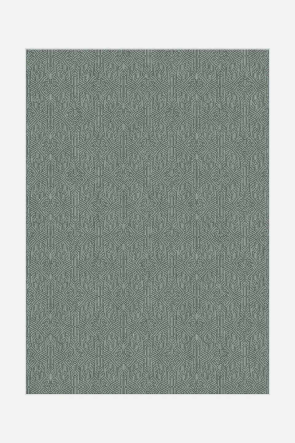 teppana-schneeflocke-tanne-teppich-waschbar-gr-n image 1