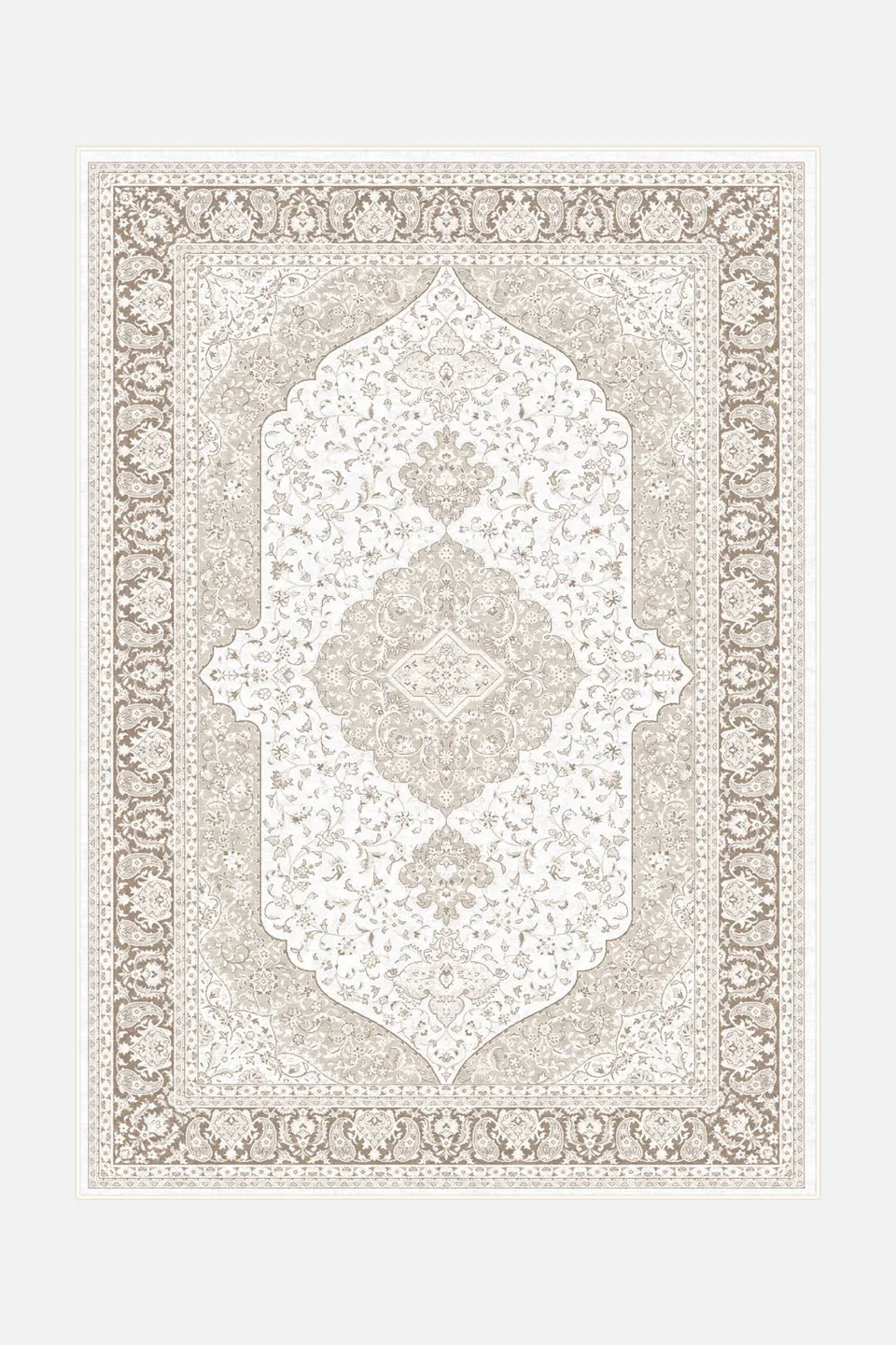 teppana-malia-sand-teppich-waschbarer-indoor-teppich-persisch-beige image 1