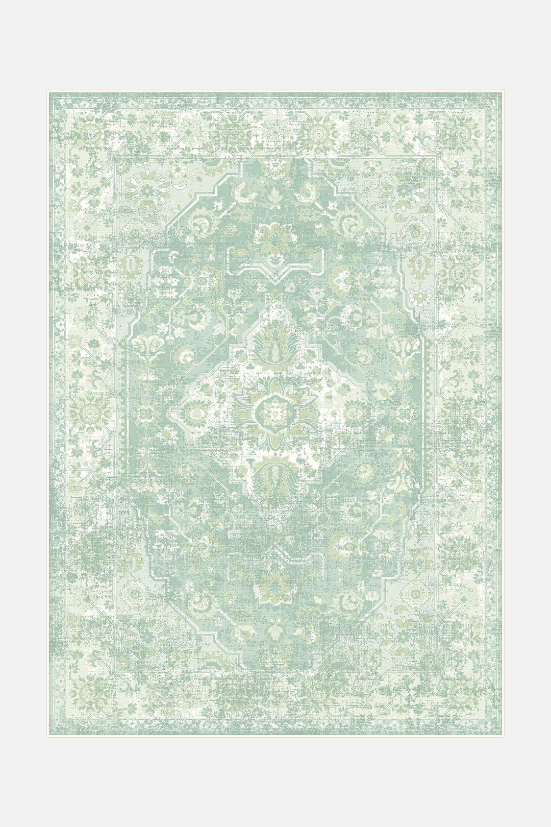 teppana-hiranur-salbei-waschbarer-indoor-teppich-persisch-klassisch image 1