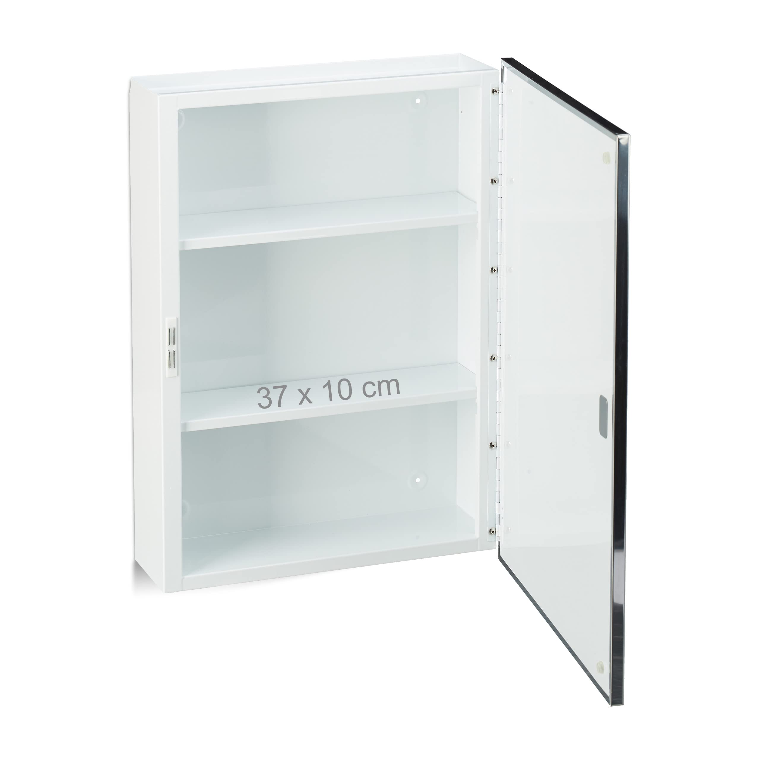 relaxdays-spiegelschrank-bad-wei-h-ngeschrank-stahl-eint-rig-56-x-40-5-x-12-5-cm image 5