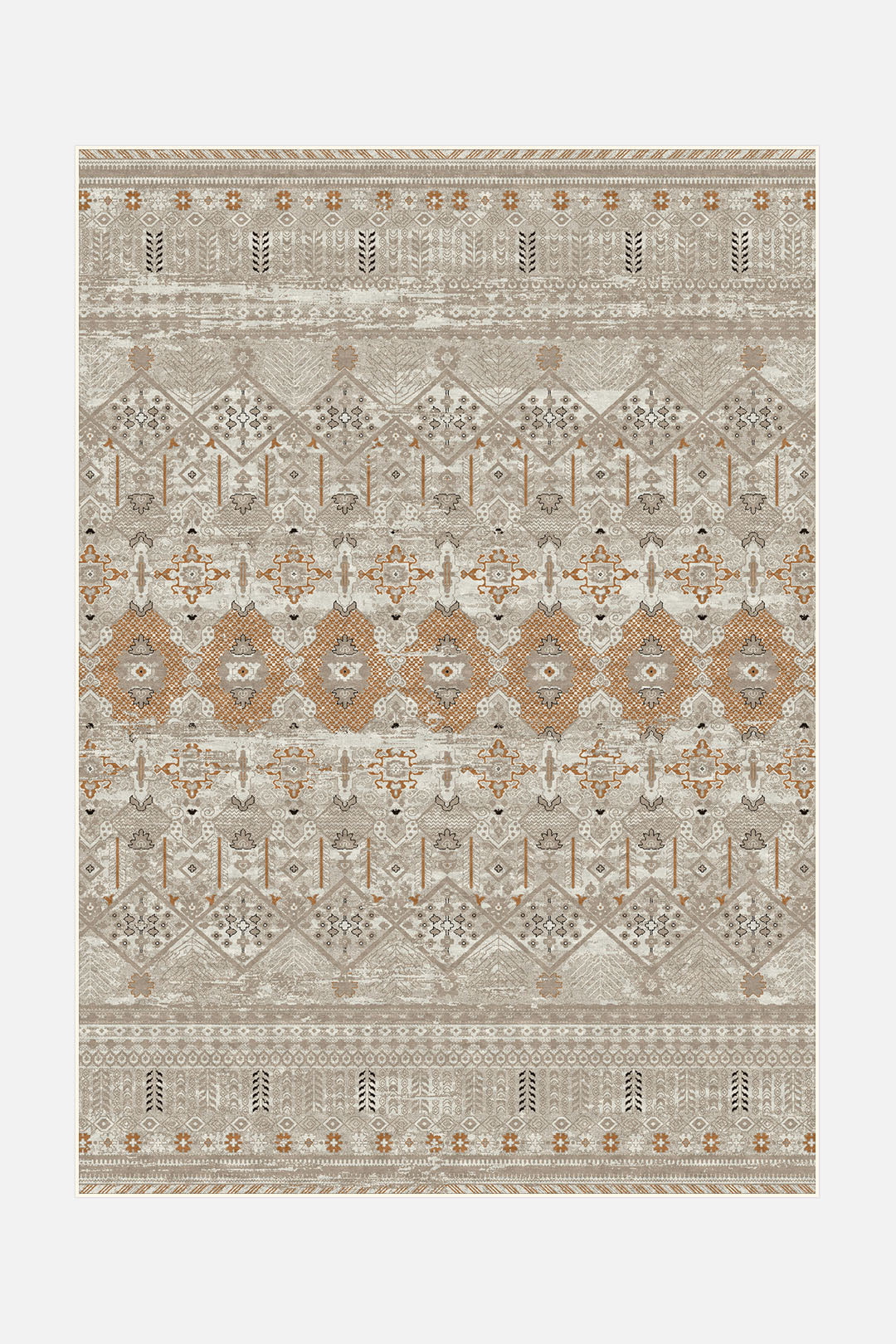 teppana-nele-taupe-teppich-waschbar image 1