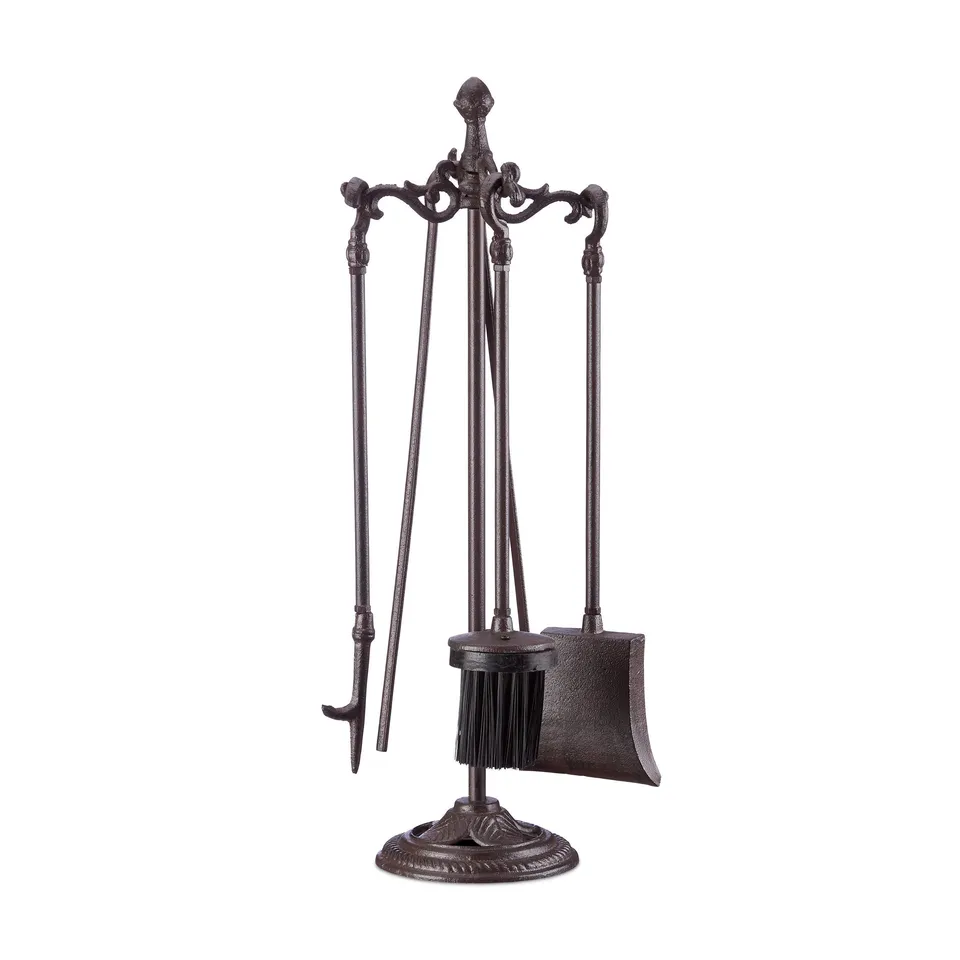 relaxdays-kaminbesteck-5-teilig-gusseisen-schaufel-besen-sch-rhaken-zange-halter image 1