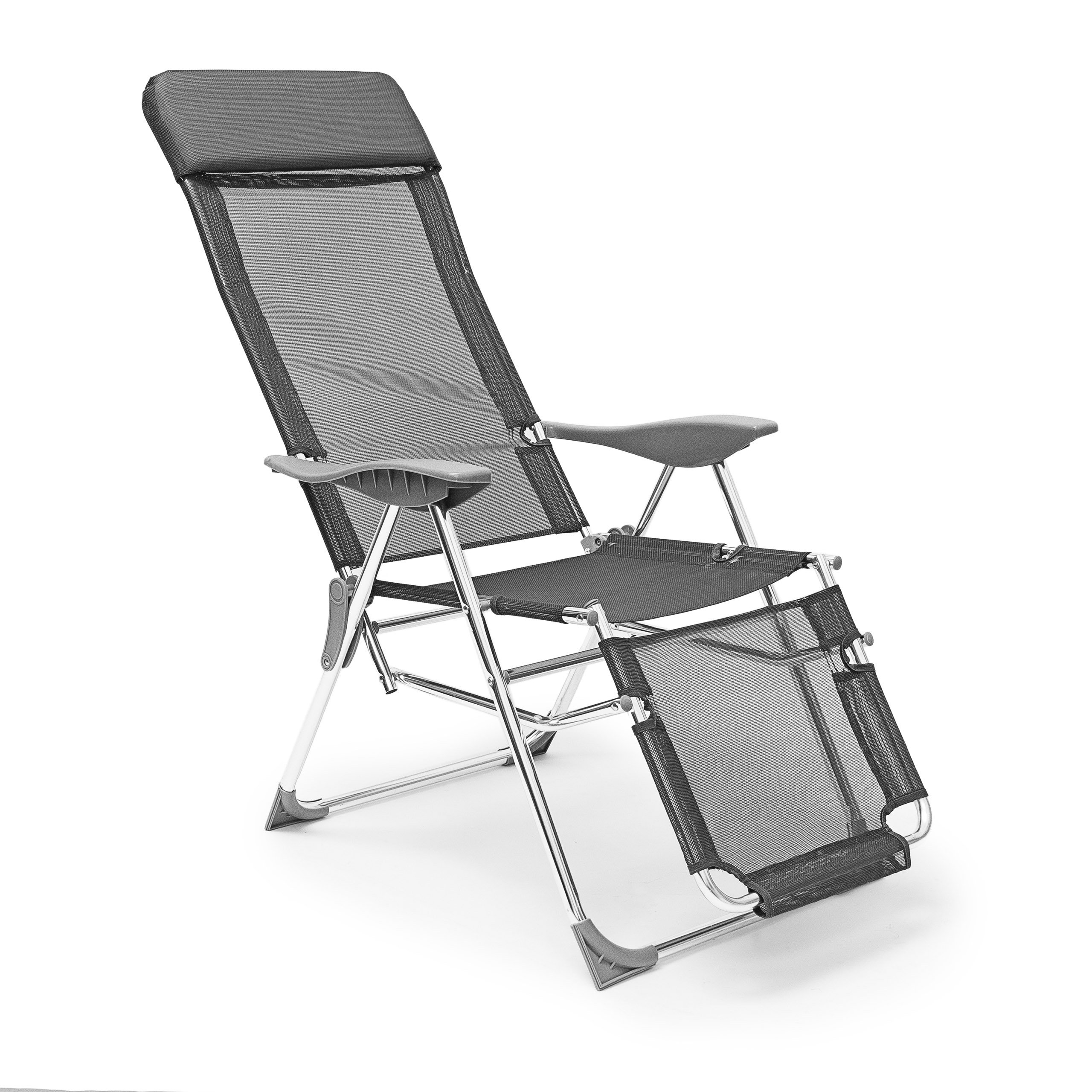 relaxdays-liegestuhl-klappbar-3-positionen-mit-armlehnen-anthrazit-111-x-60-x-75 image 1