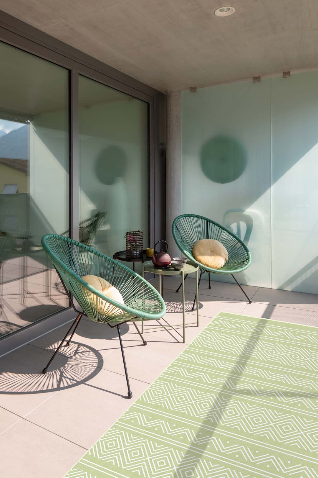 teppana-outdoor-aztek-gr-n-teppich-waschbar-boho image 4