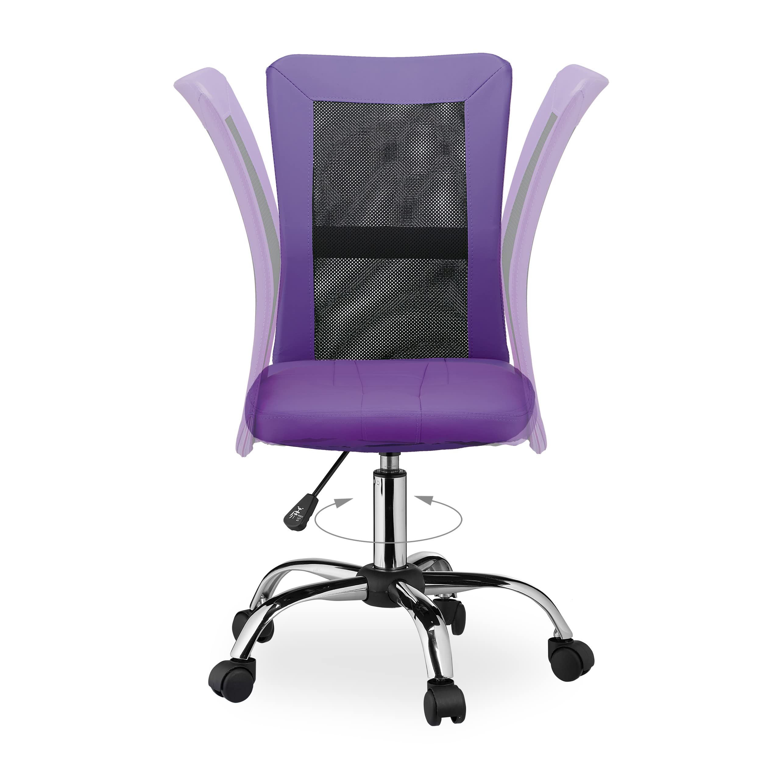 relaxdays-b-rostuhl-drehstuhl-ergonomisch-102-x-55-x-55-cm-lila-90-kg image 6