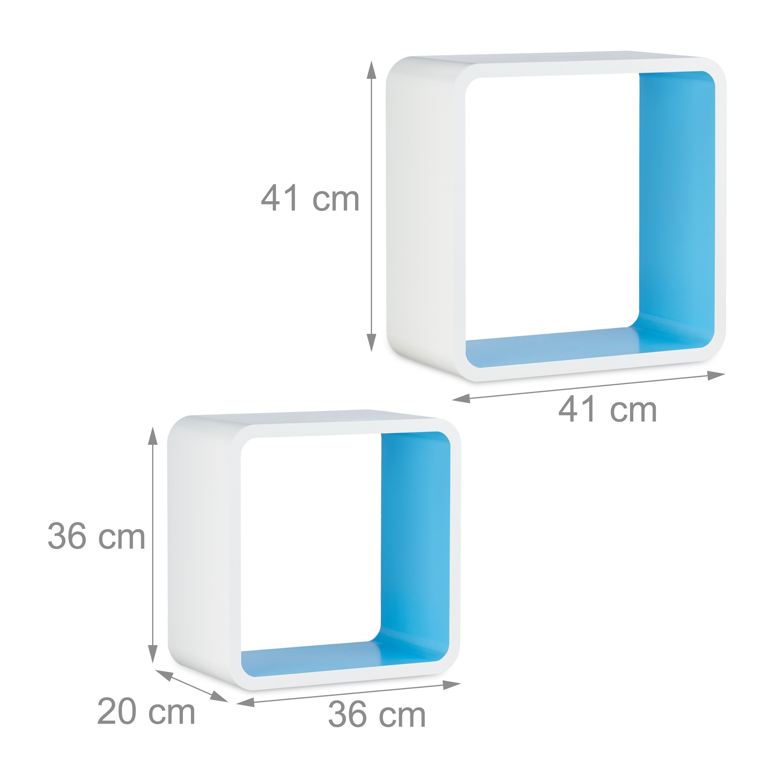relaxdays-wandregal-cube-4er-set-mdf-wei-blau image 4