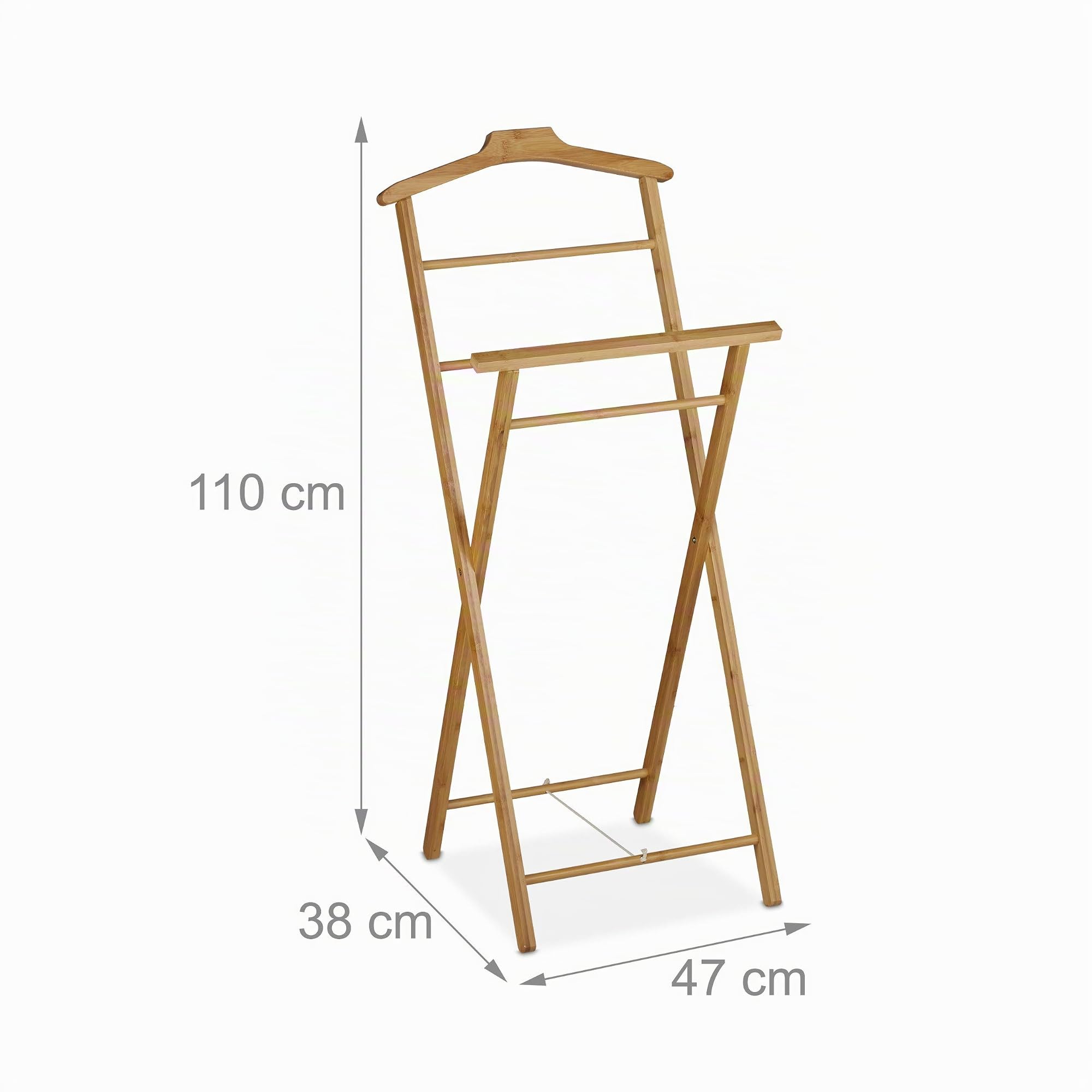 relaxdays-stummer-diener-bambus-klappbar-110x47x38-cm-natur image 4