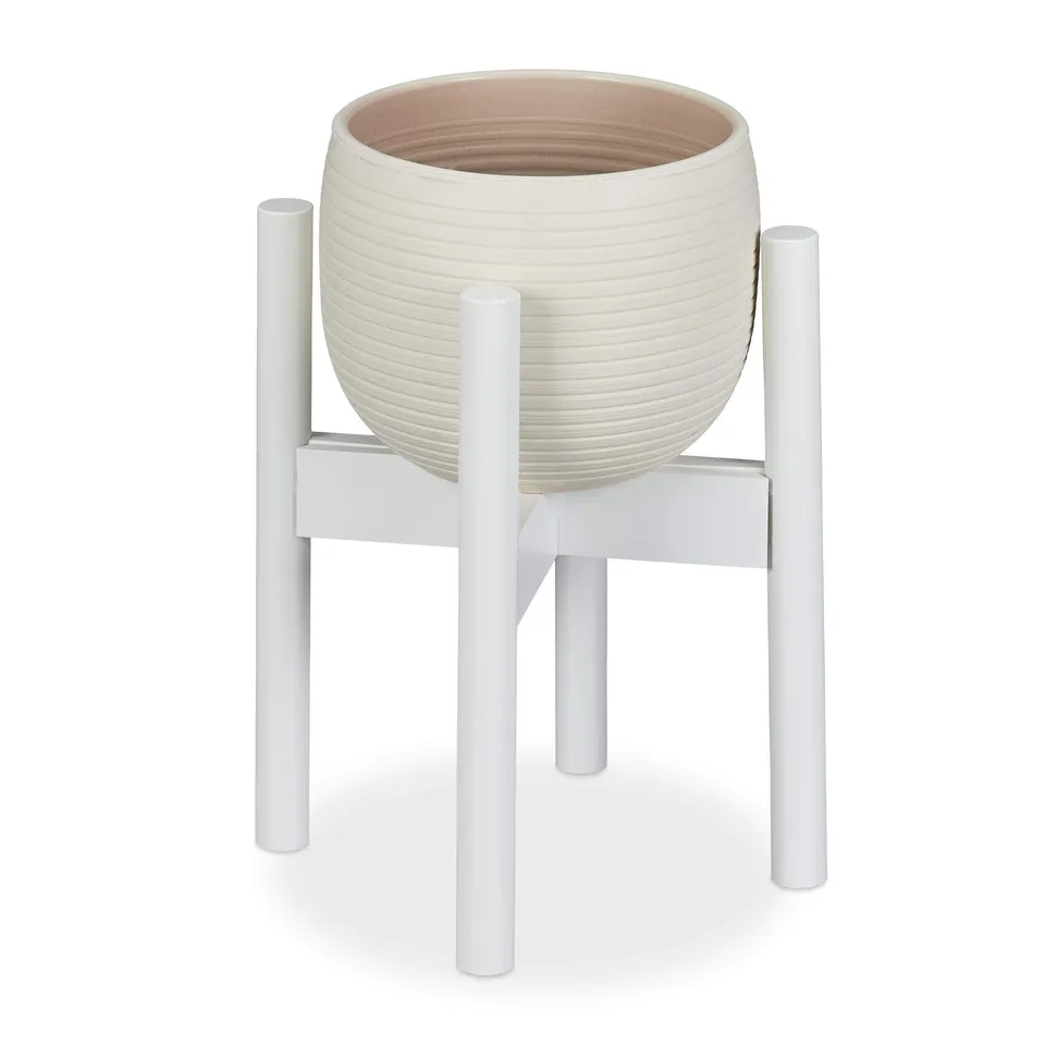 relaxdays-blumenst-nder-bambus-verstellbar-wei-pflanzenst-nder-h-35-5-cm-f-r-t-p image 1