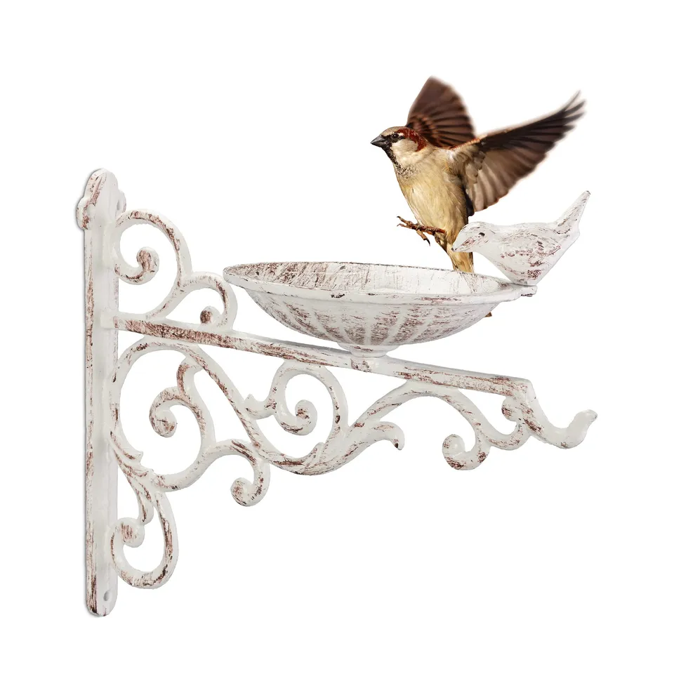 relaxdays-vogeltr-nke-gusseisen-wandmontage-wei image 1