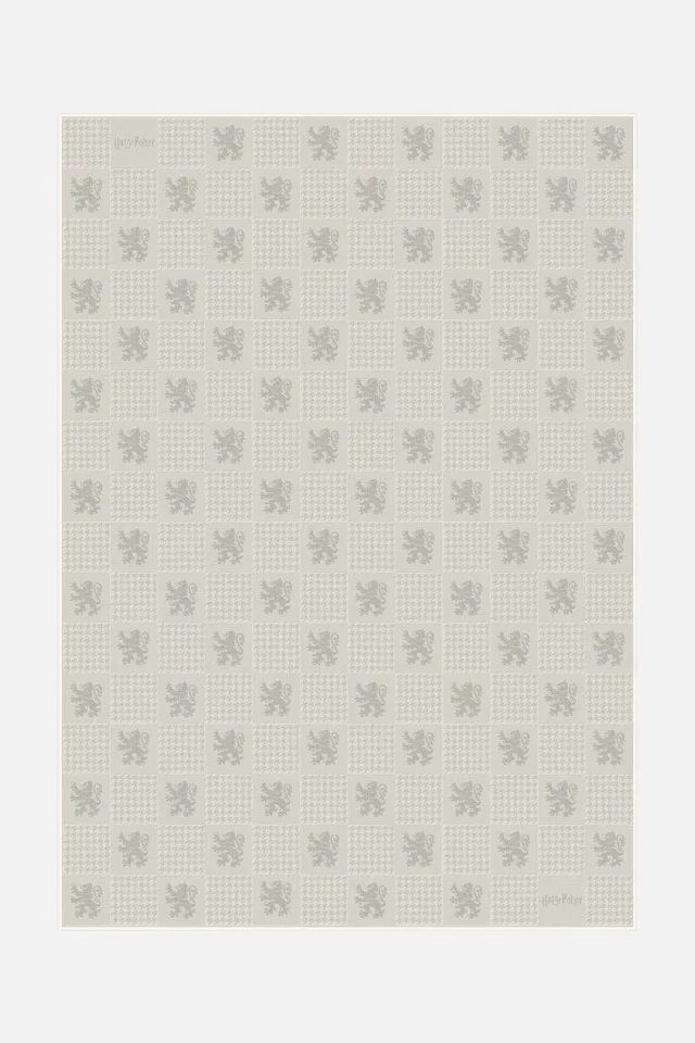 teppana-harry-potter-karo-sand-teppich-waschbarer-indoor-teppich-beige-natur image 1
