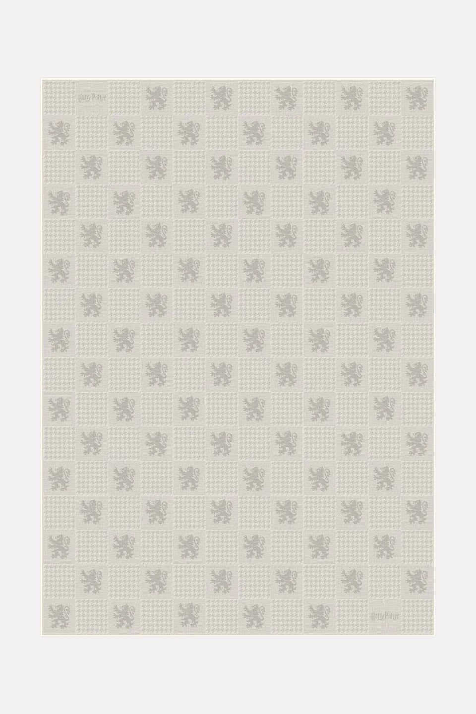 teppana-harry-potter-karo-sand-teppich-waschbarer-indoor-teppich-beige-natur image 1